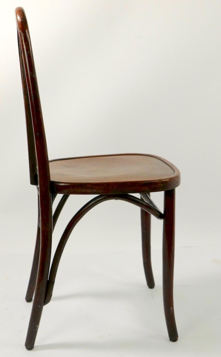 Bentwood Bistro Side Chair JJ Kohn Mundus Thonet In Good Condition For Sale In New York, NY