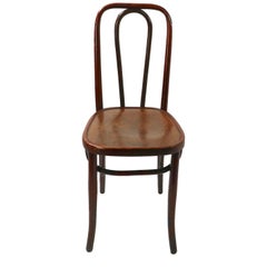 Bistro-Beistellstuhl aus Bugholz JJ Kohn Mundus Thonet