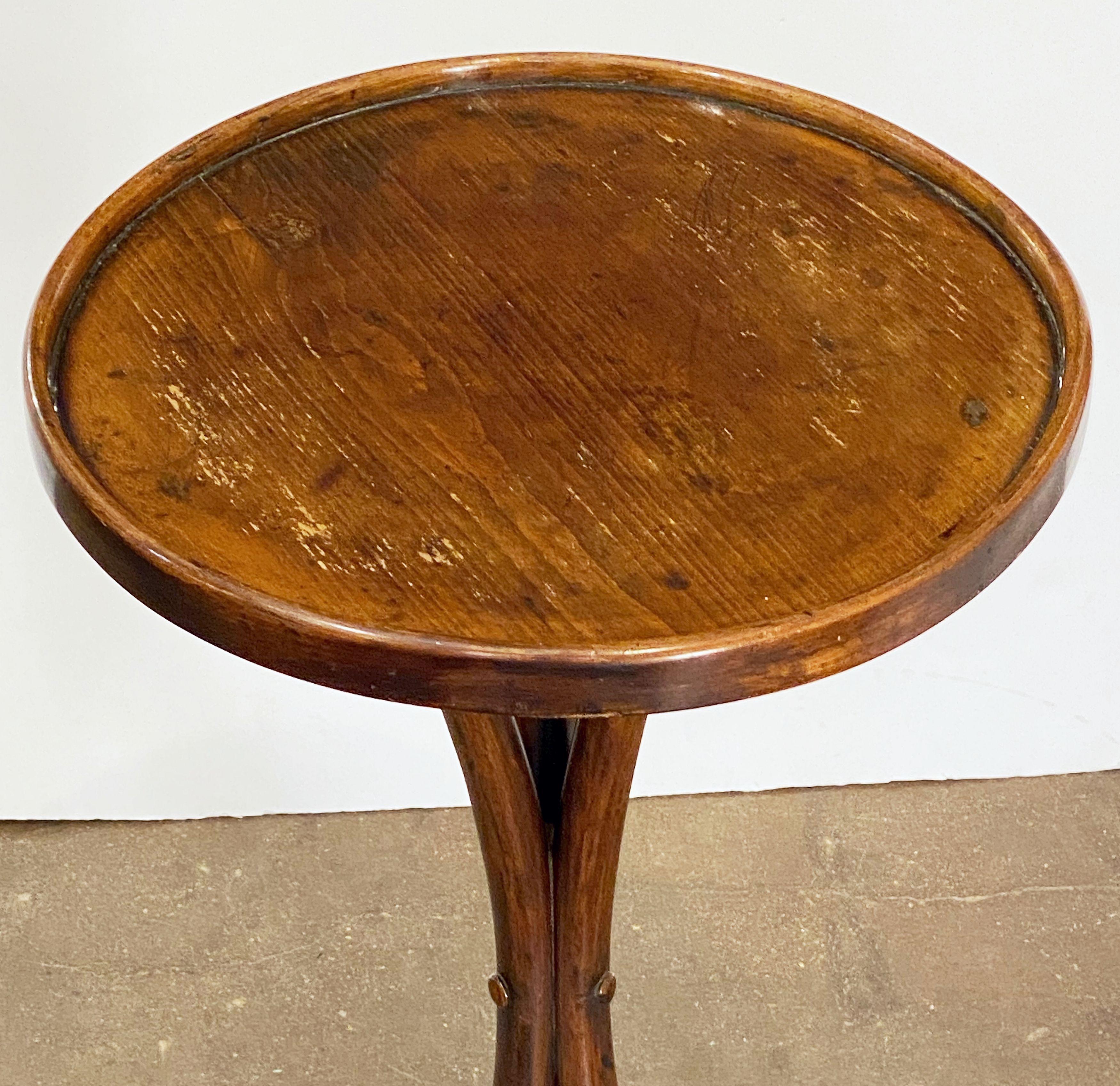 French Bentwood Café or Bistro Table from France