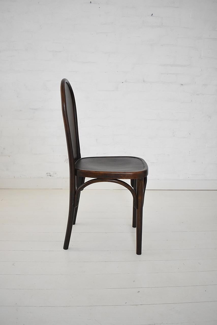 Stained Bentwood Chair Attributed to Josef Hoffmann, Austria, circa 1910