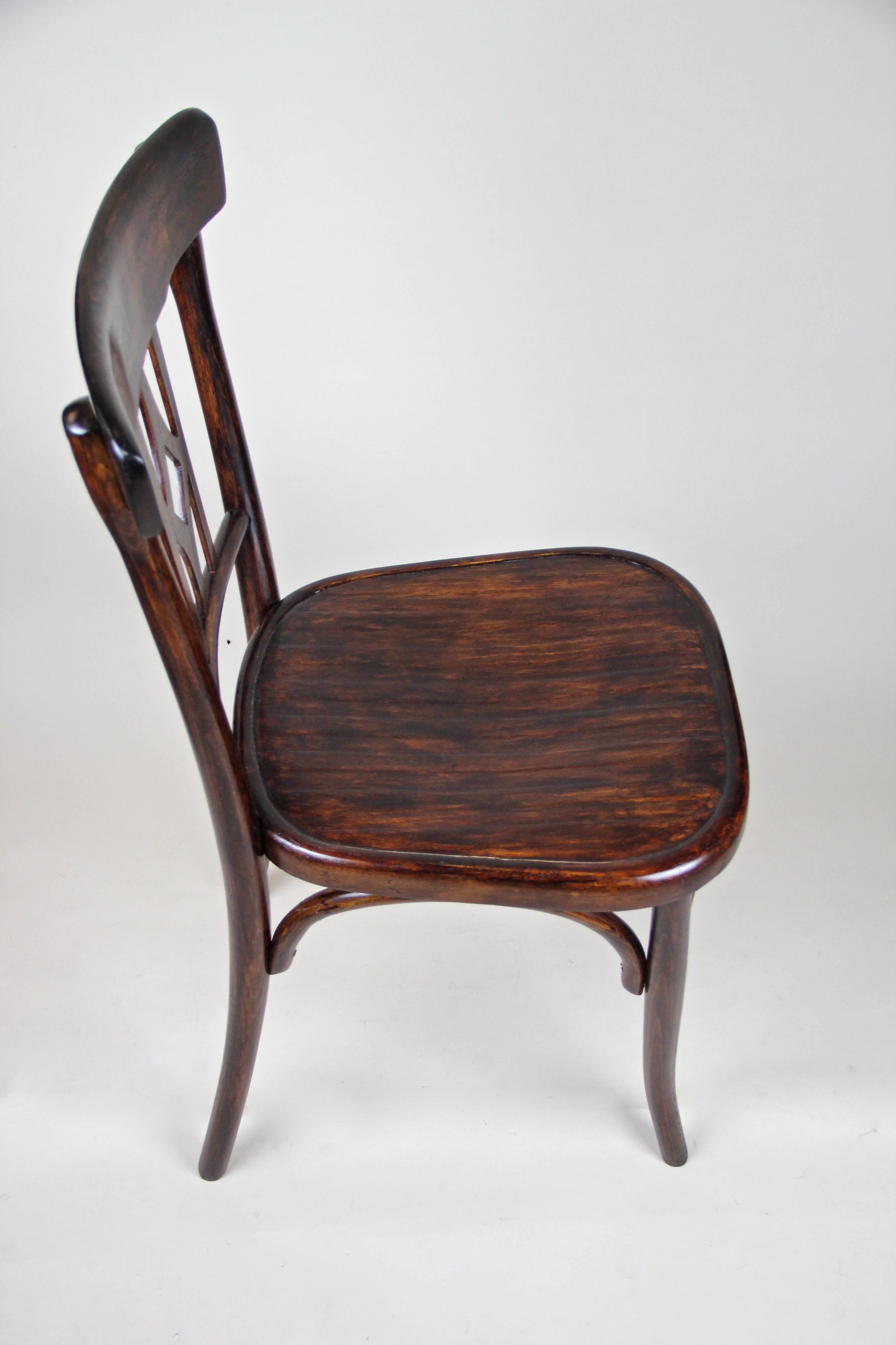 Bentwood Chair by Fischel Art Nouveau, Austria, circa 1905 In Good Condition In Lichtenberg, AT