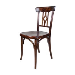 Antique Bentwood Chair by Fischel Art Nouveau, Austria, circa 1905