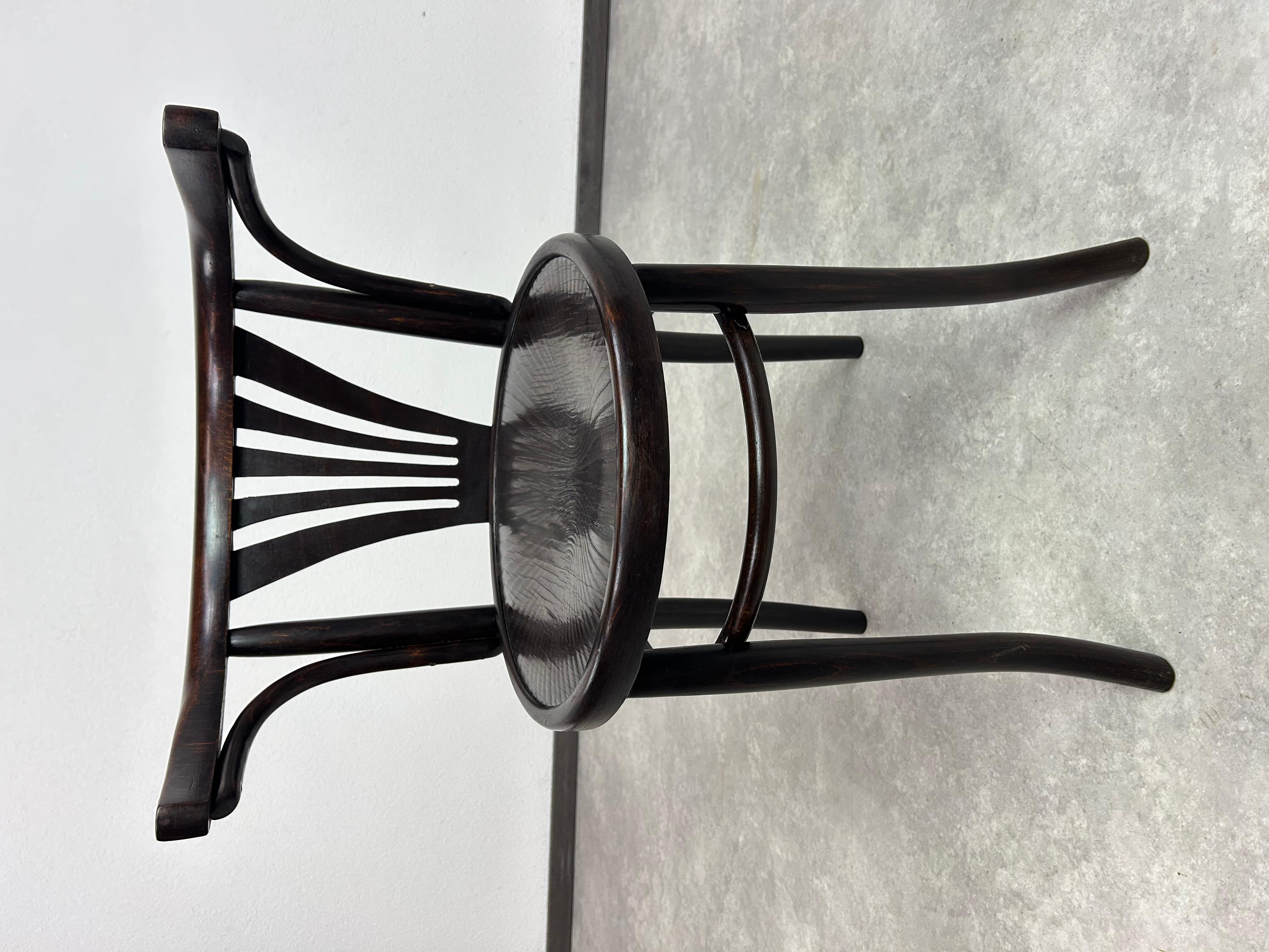 Silla de madera curvada de Thonet en venta 1