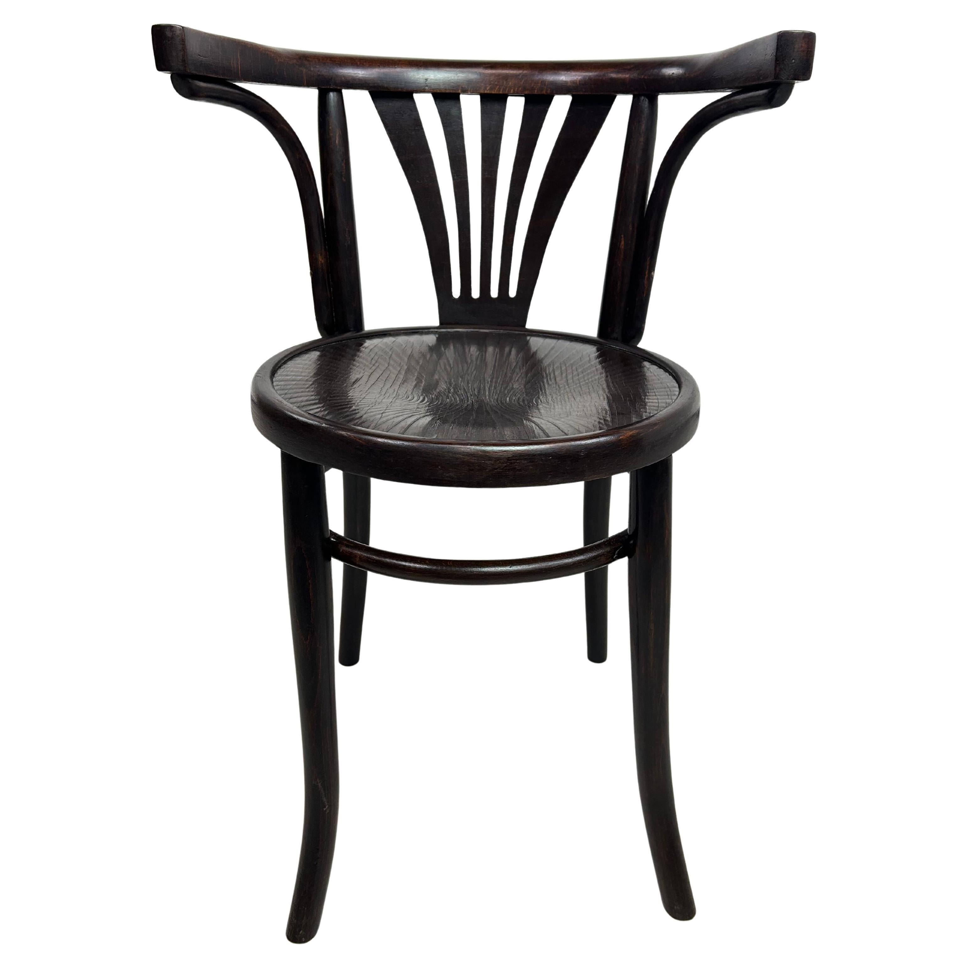 Silla de madera curvada de Thonet en venta