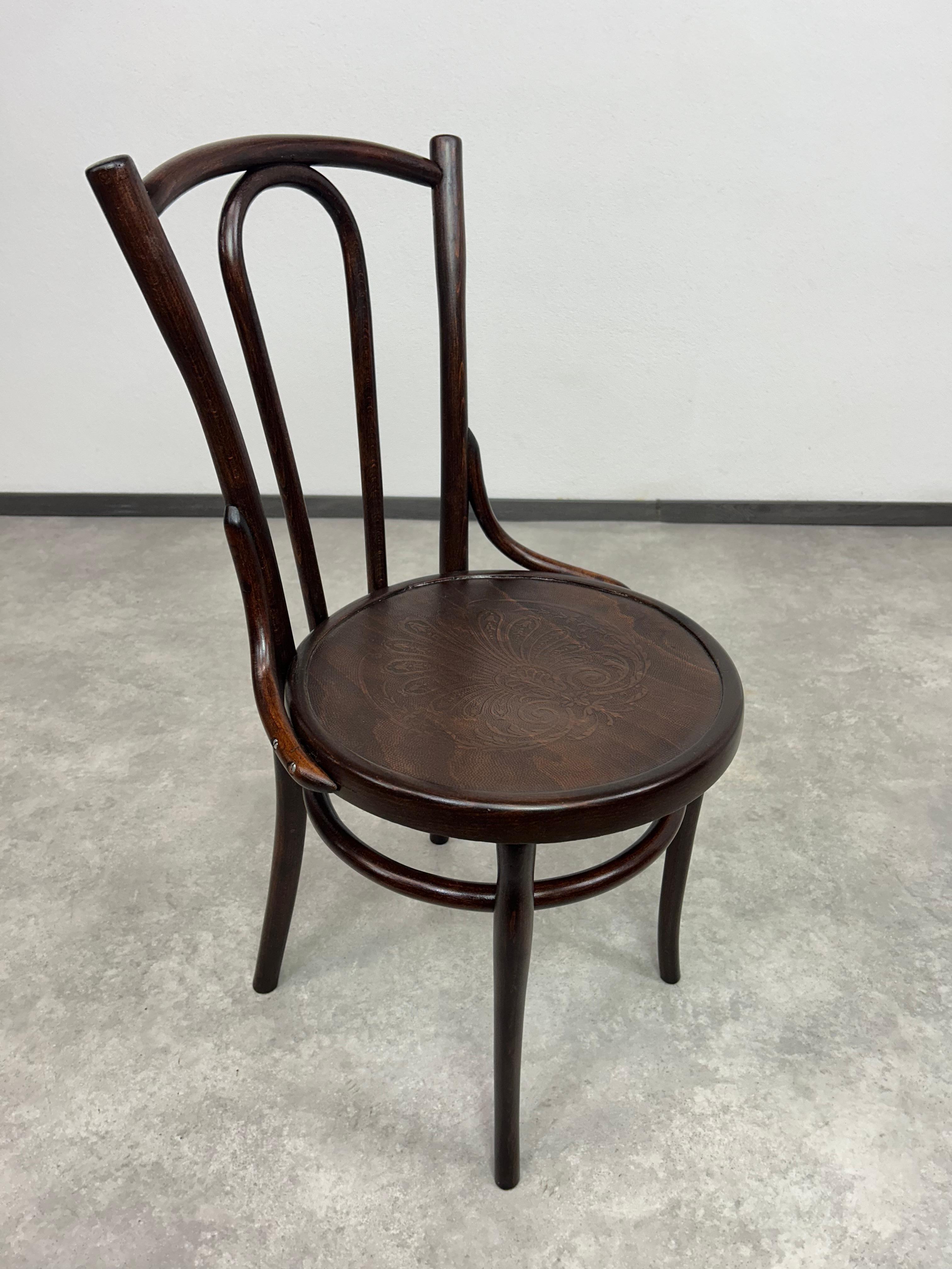 Sedia in bengala di Thonet n. 54 In condizioni ottime in vendita a Banská Štiavnica, SK