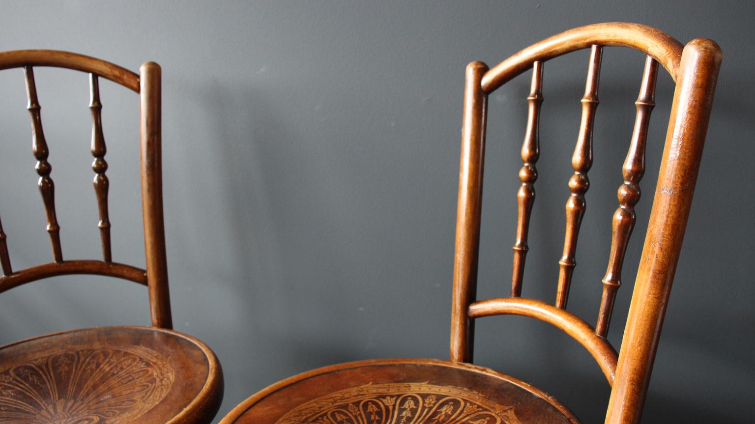 Bentwood Chair, Coffee House Chair, Jacob U. Josef Kohn Similar to Thonet 2