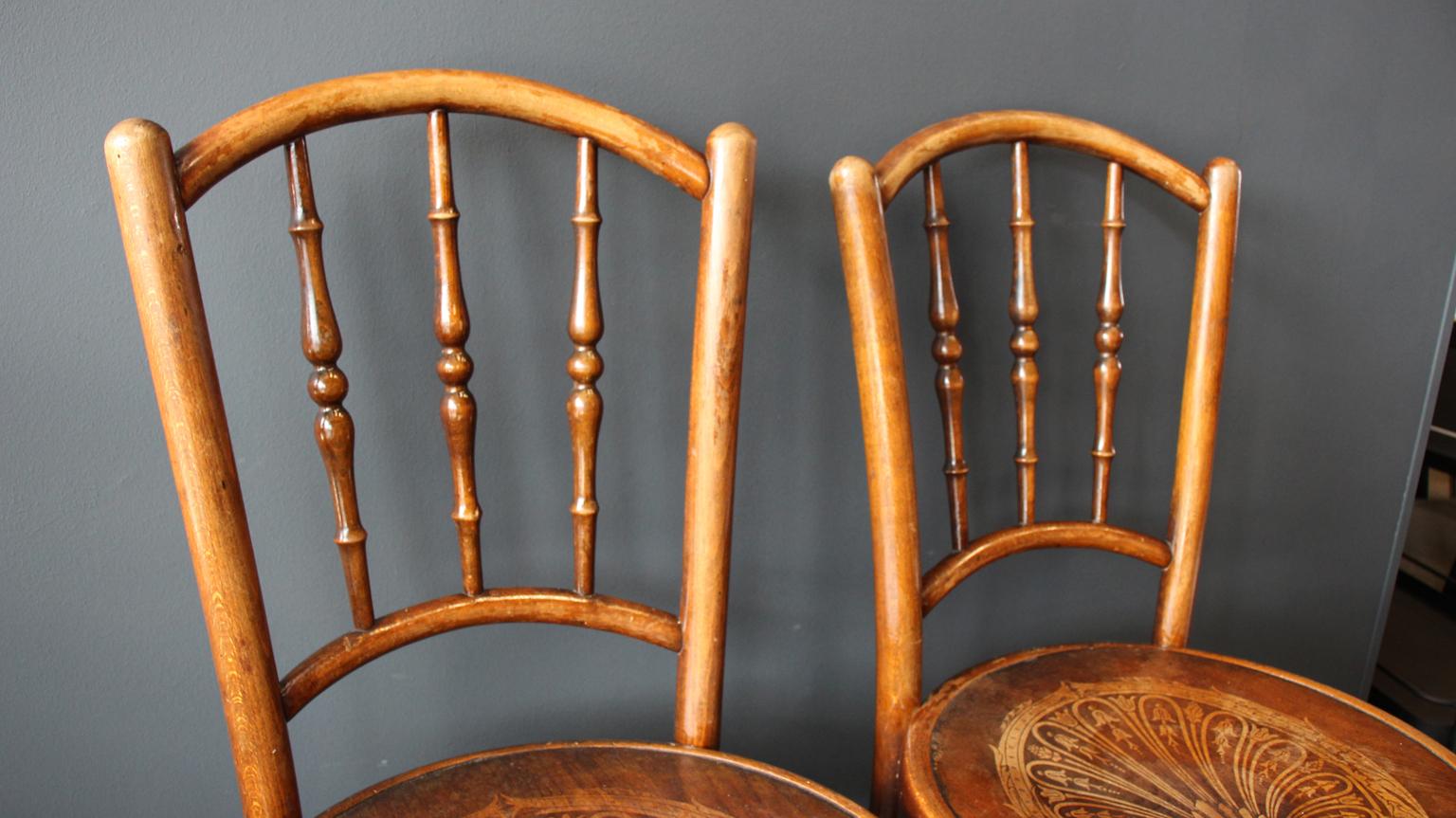Bentwood Chair, Coffee House Chair, Jacob U. Josef Kohn Similar to Thonet 5