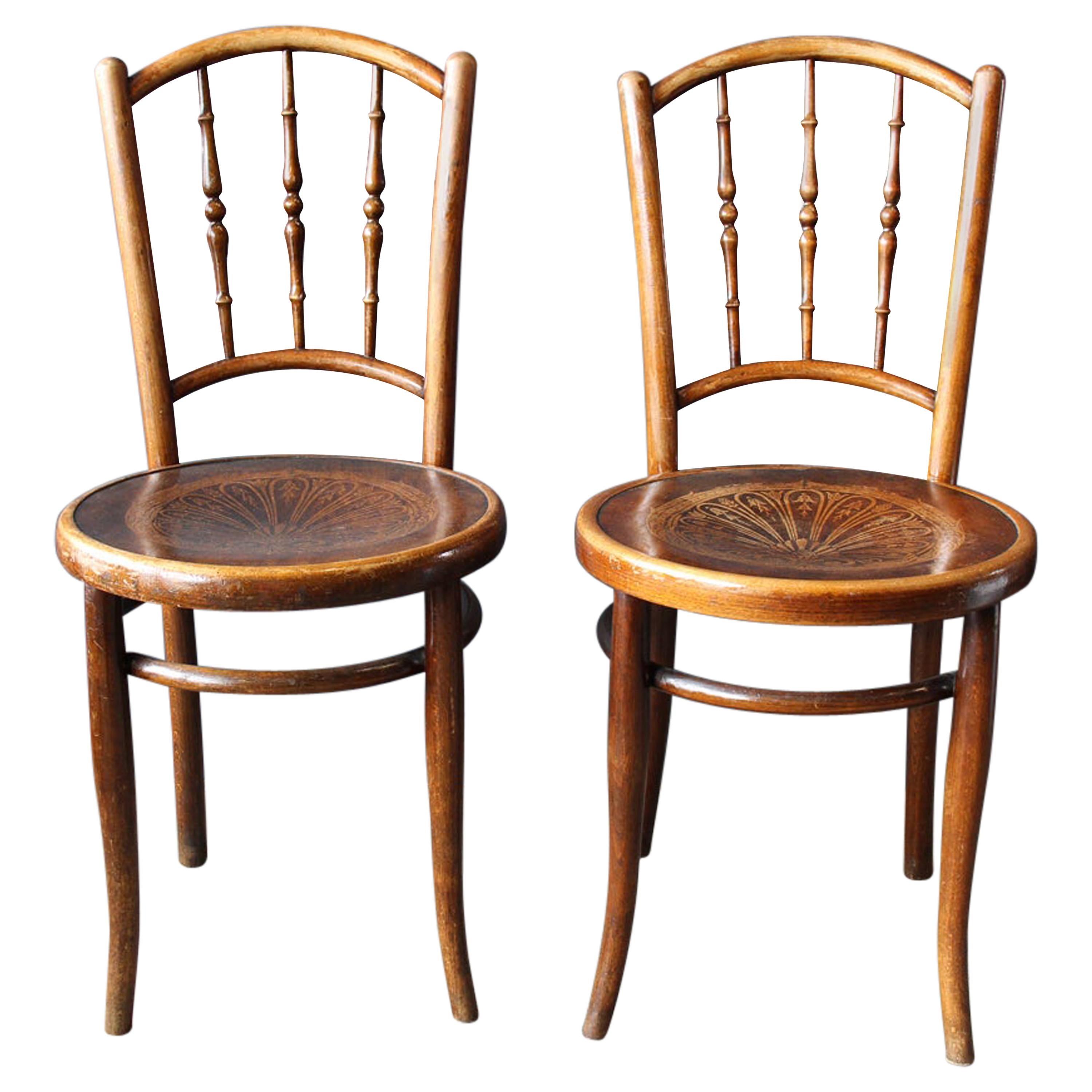 Bentwood Chair, Coffee House Chair, Jacob U. Josef Kohn Similar to Thonet