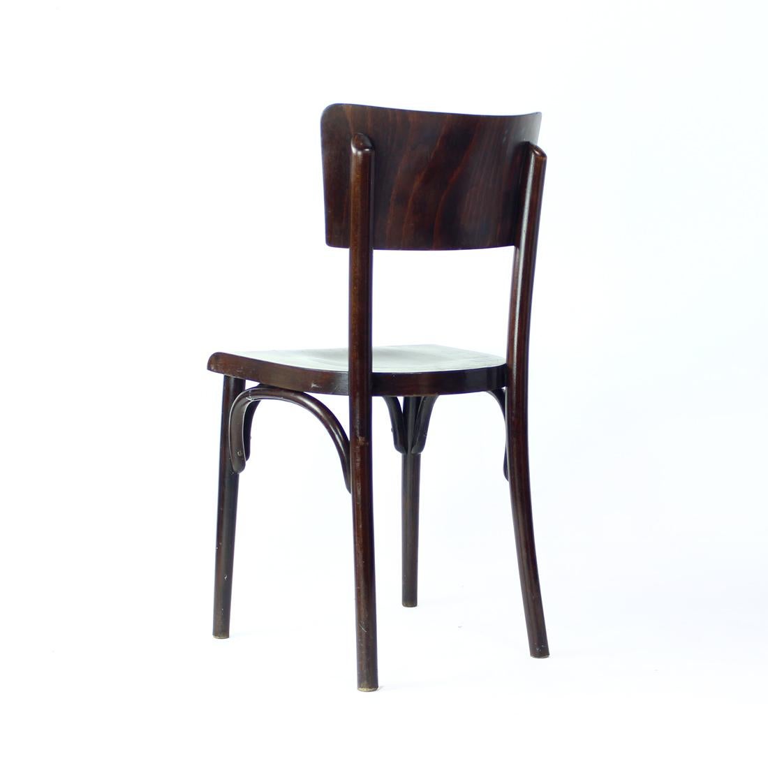 Stuhl aus Bugholz, Tschechoslowakei, 1950er Jahre im Zustand „Gut“ im Angebot in Zohor, SK