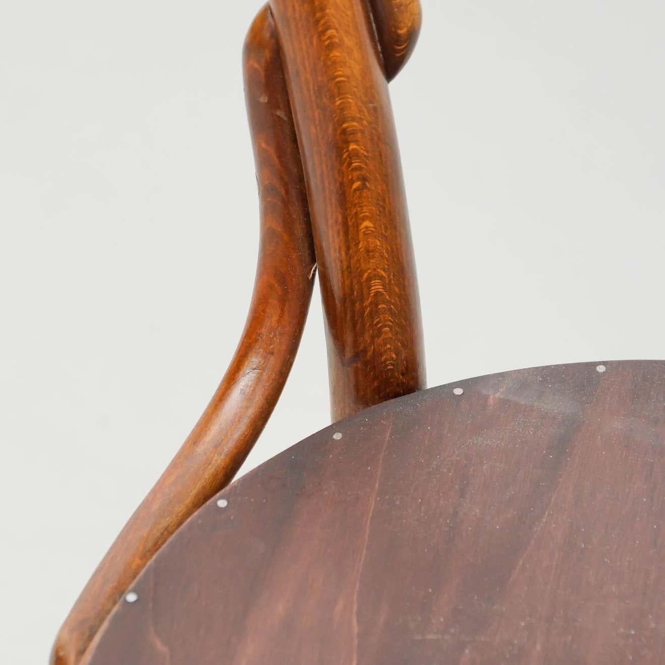 Chaise en bois courbé dans le style de Thonet, vers 1930 3