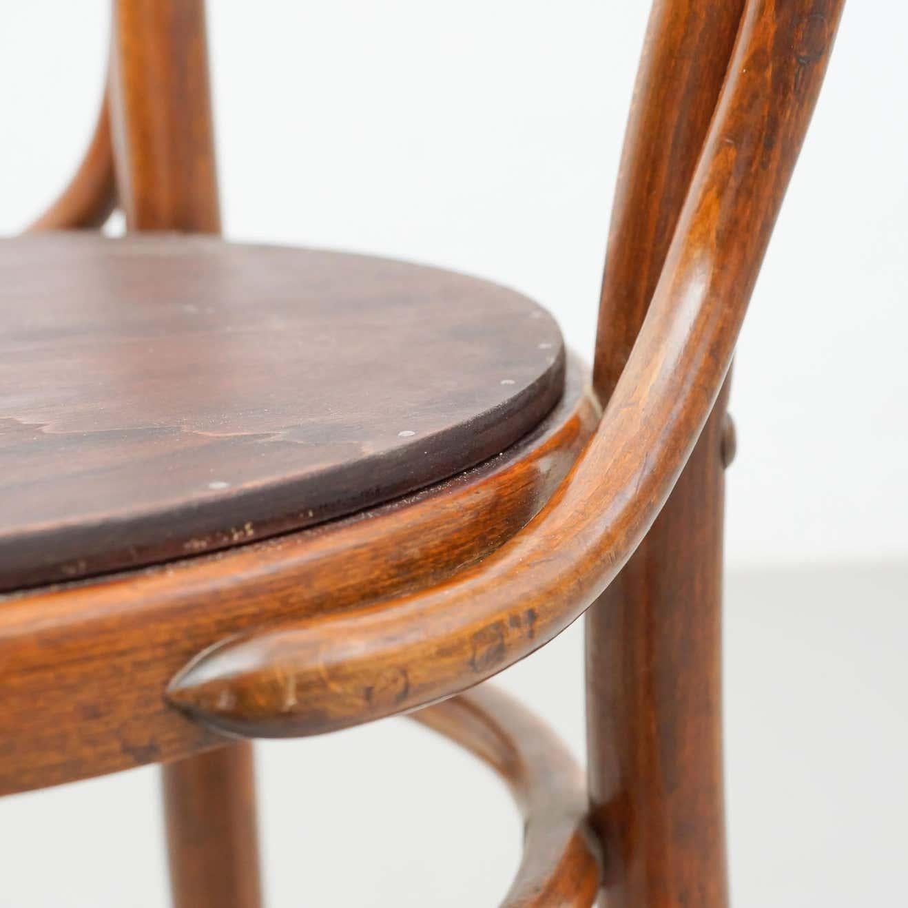 Chaise en bois courbé dans le style de Thonet, vers 1930 10
