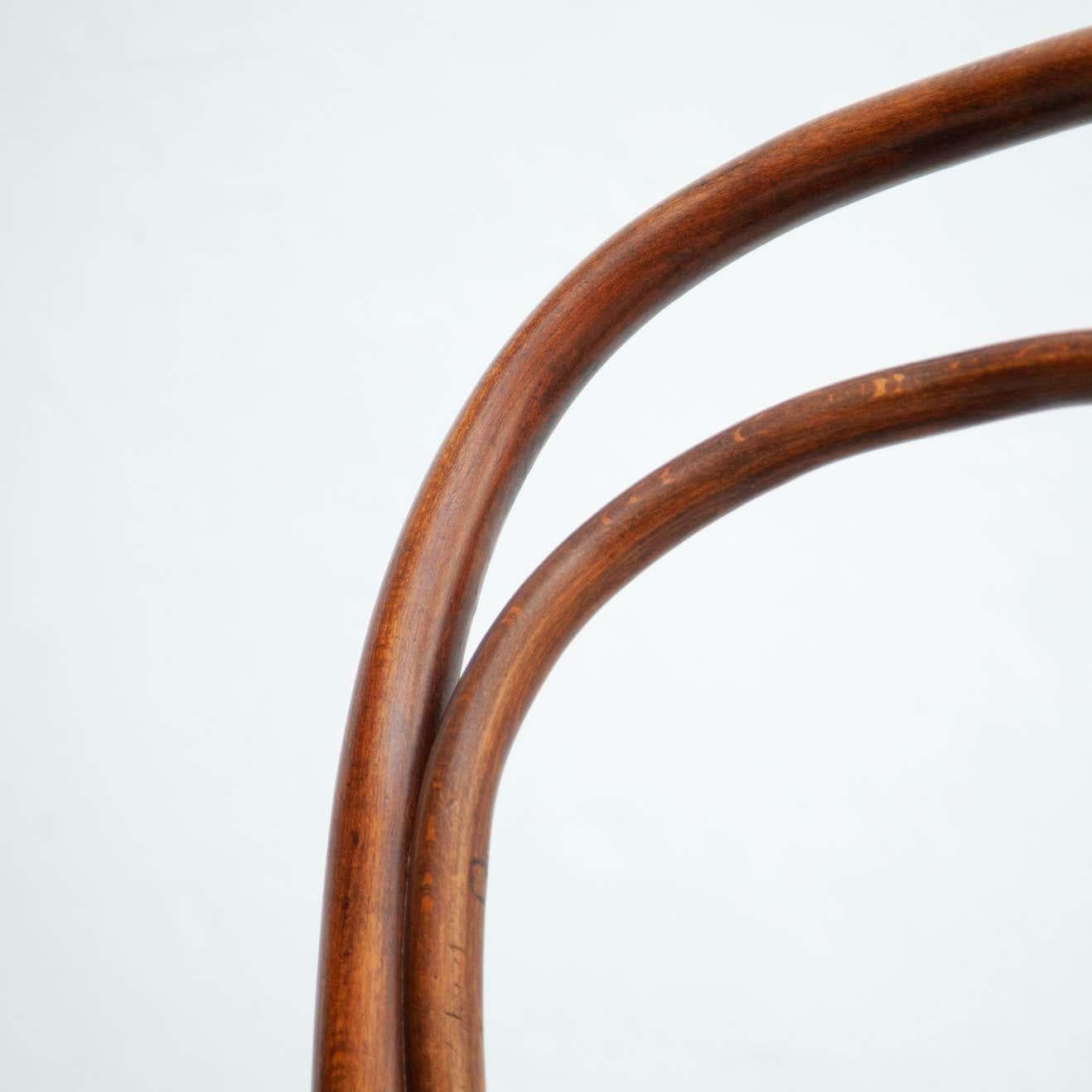 Rattan Bentwood Chair in the Style of Thonet, circa 1930 For Sale