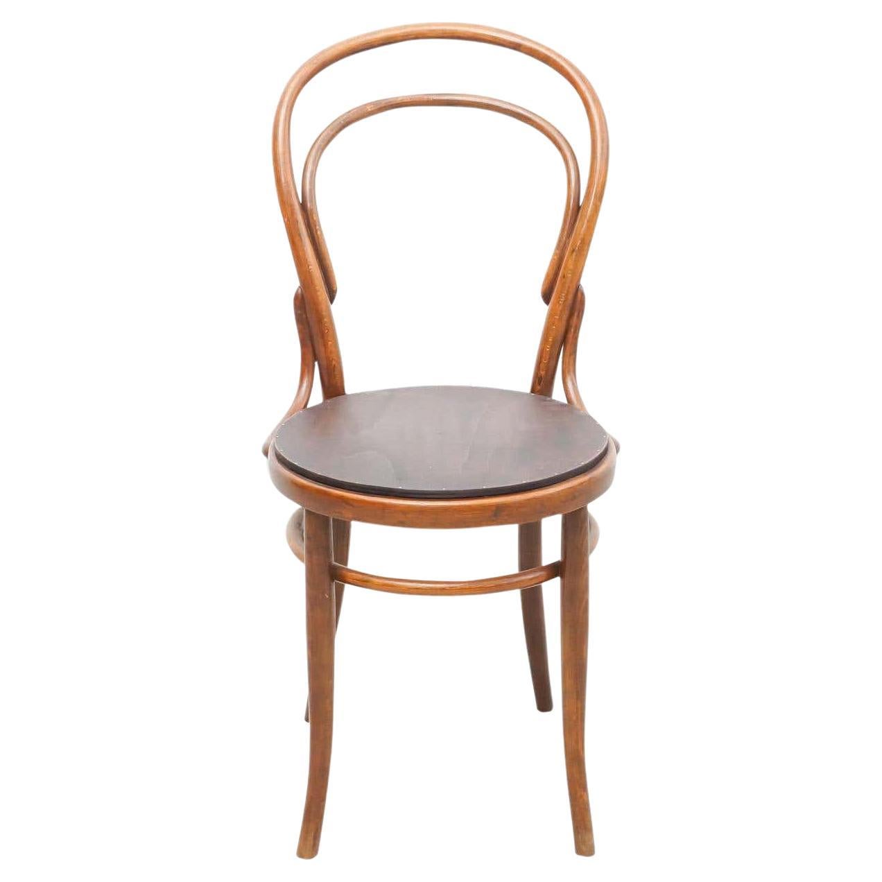 Chaise en bois courbé dans le style de Thonet, vers 1930