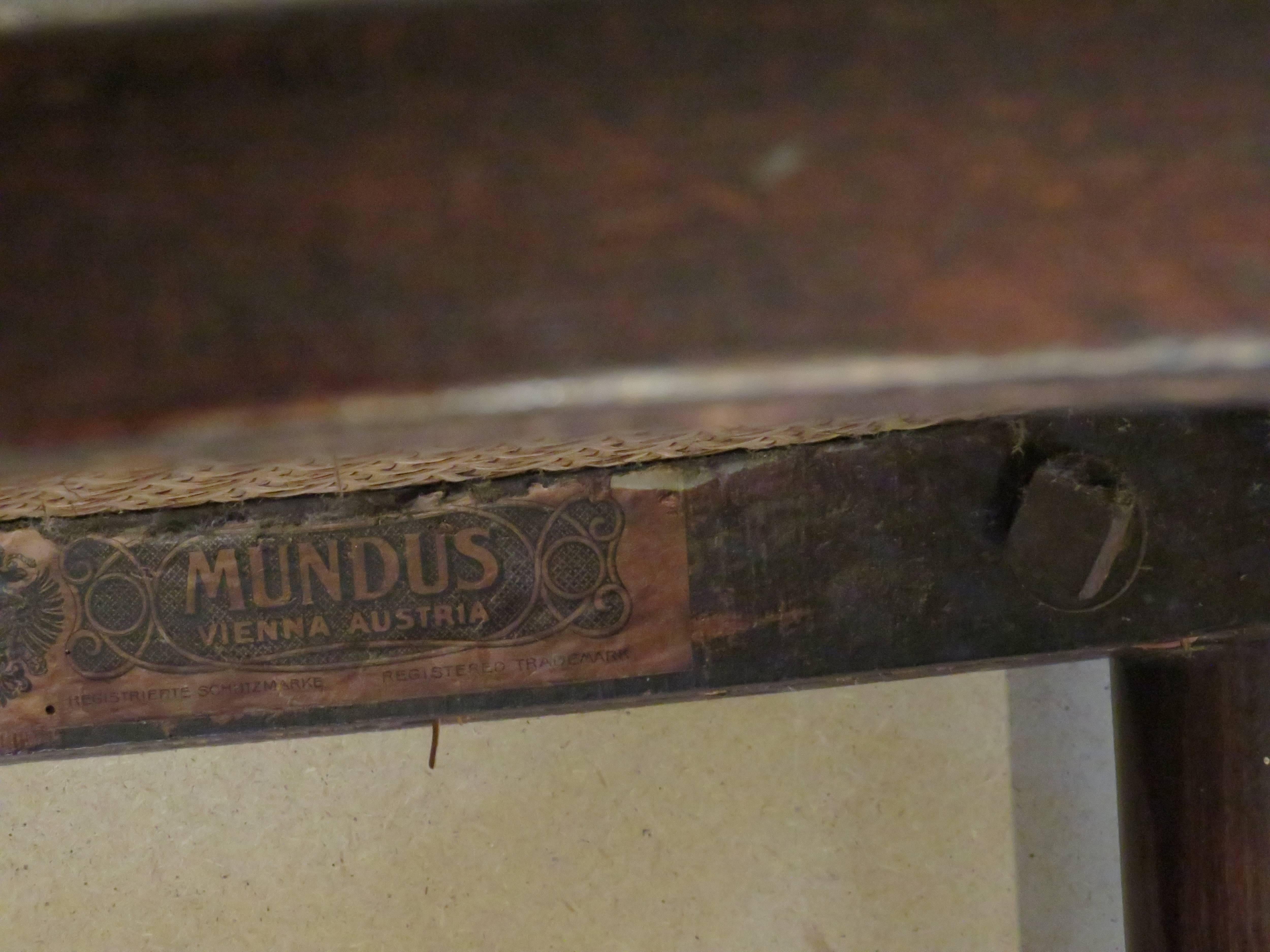 Stuhl aus Bugholz, Mundus Austria, frühes 20. Jahrhundert im Zustand „Gut“ in Herentals, BE