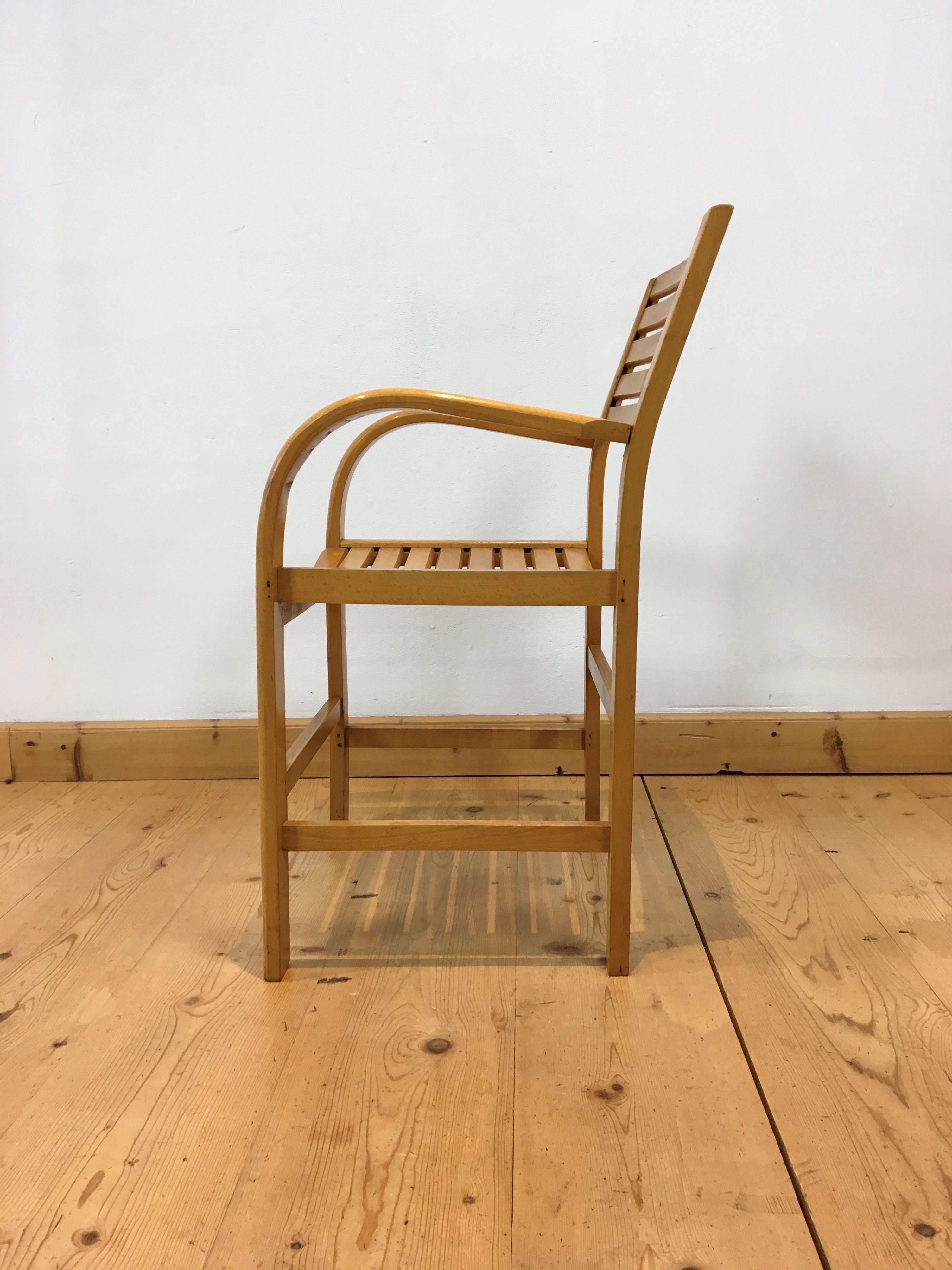 Chaise en bois cintré, chaise d'appoint par Torck en vente 4