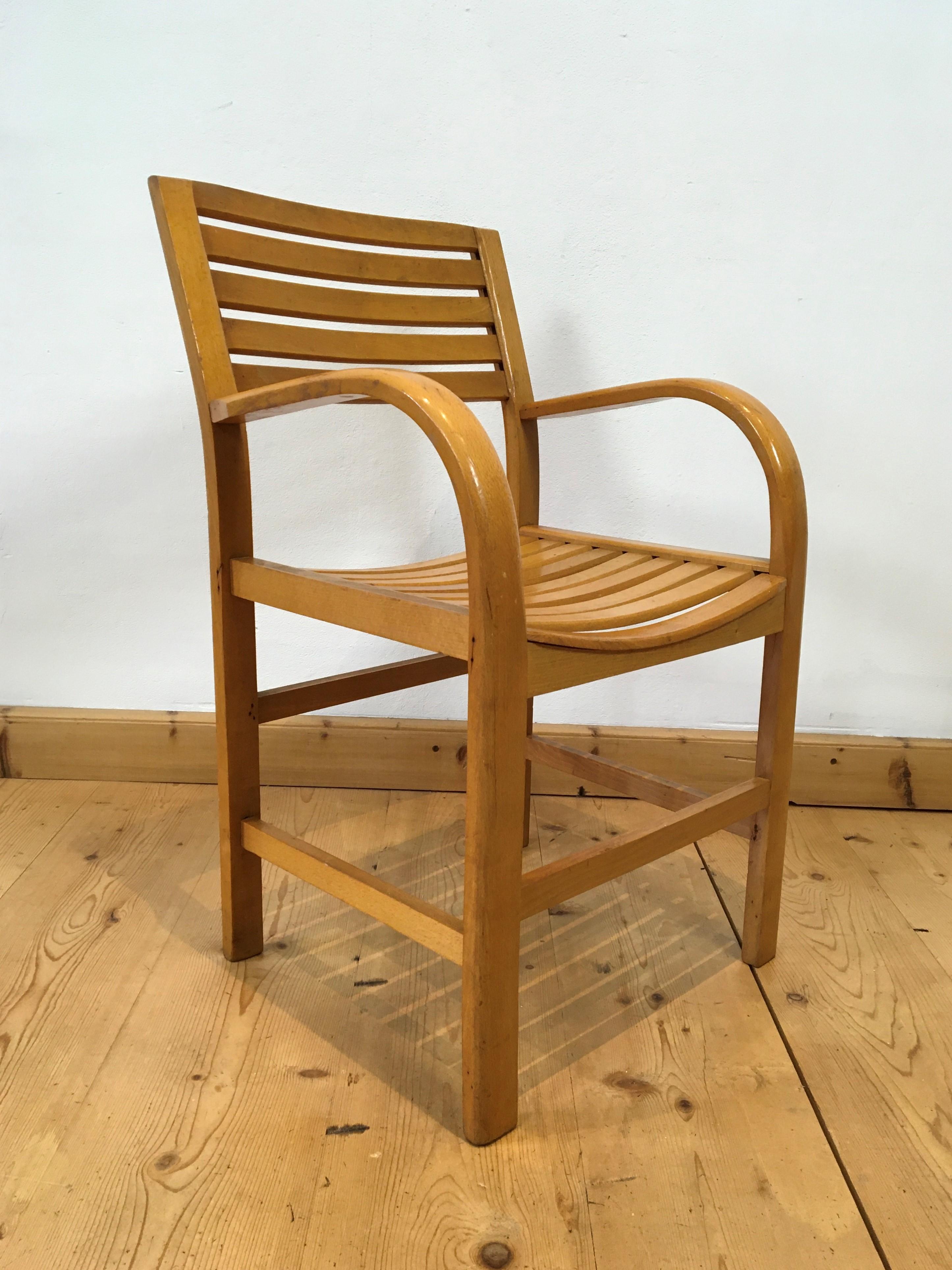 Chaise en bois cintré, chaise d'appoint par Torck en vente 10