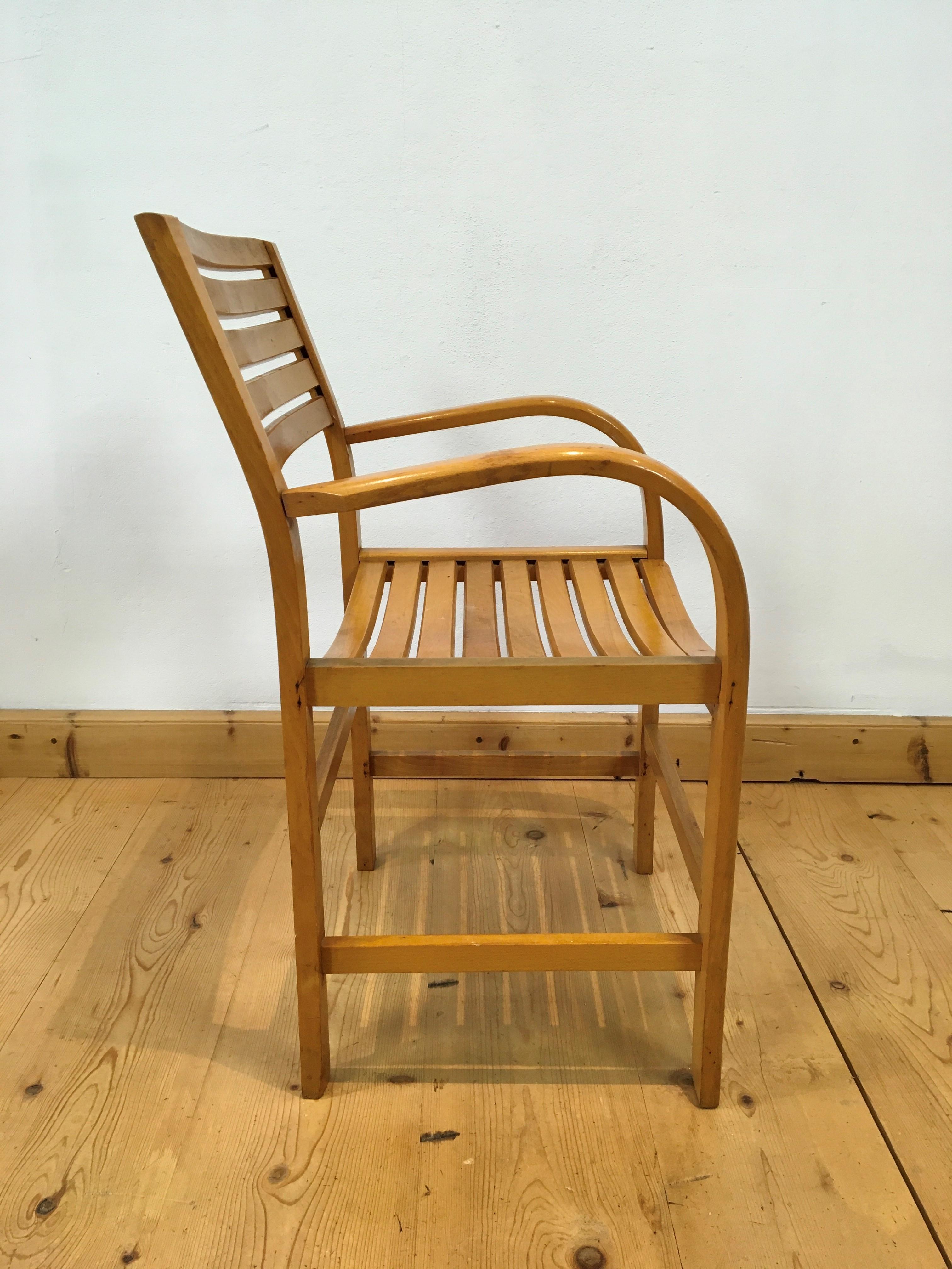 20th Century Bentwood Chair, Side Chair by Torck For Sale