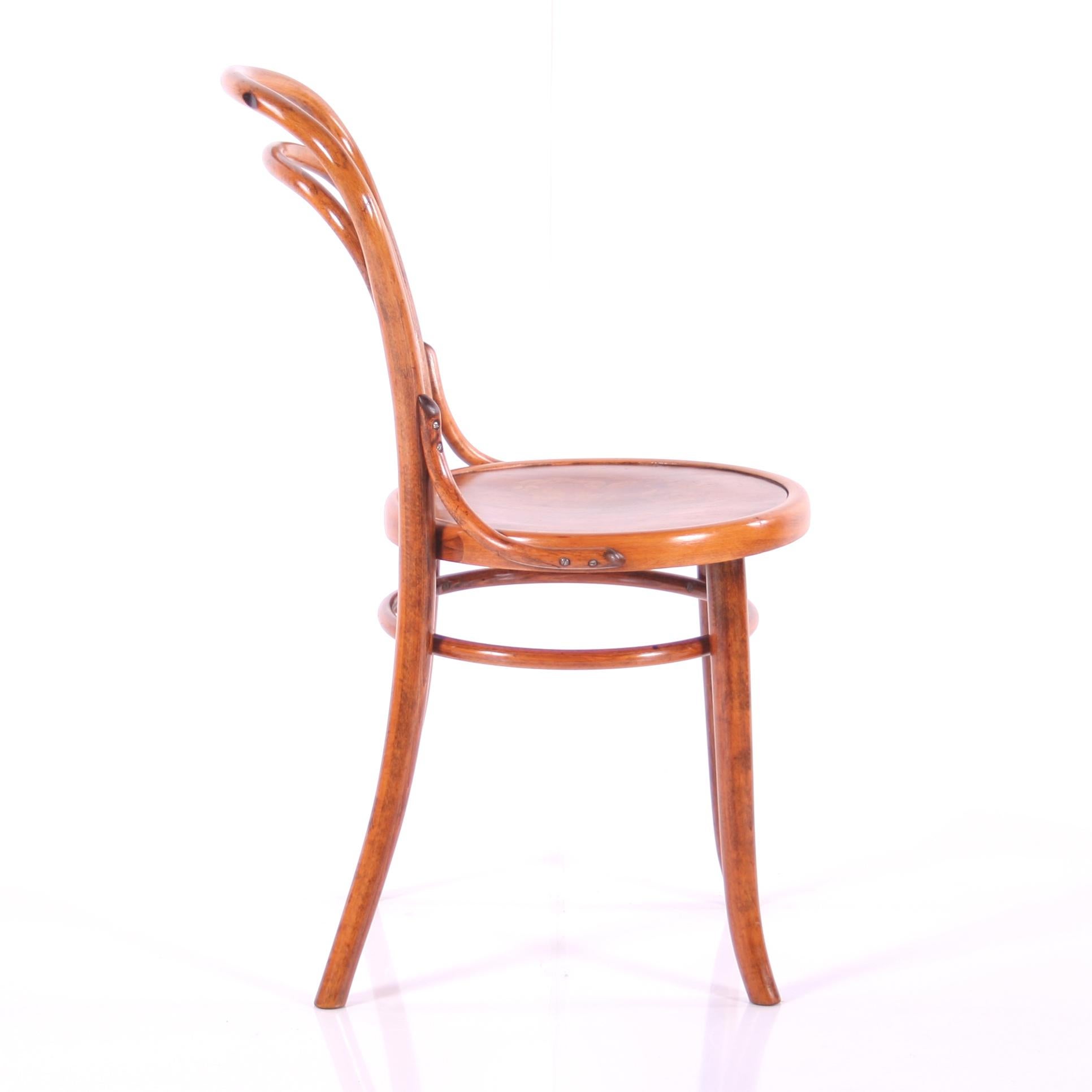 Vienna Secession Bentwood Chair Thonet No.14 For Sale