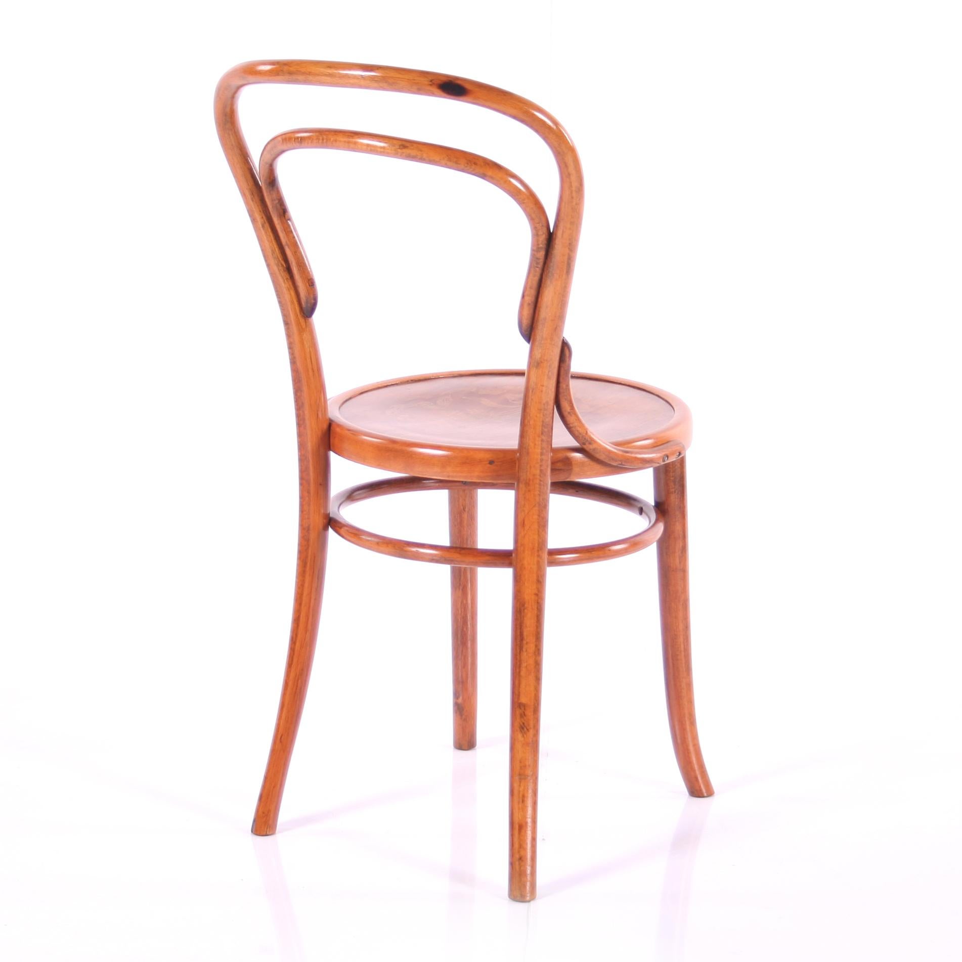 Czech Bentwood Chair Thonet No.14 For Sale