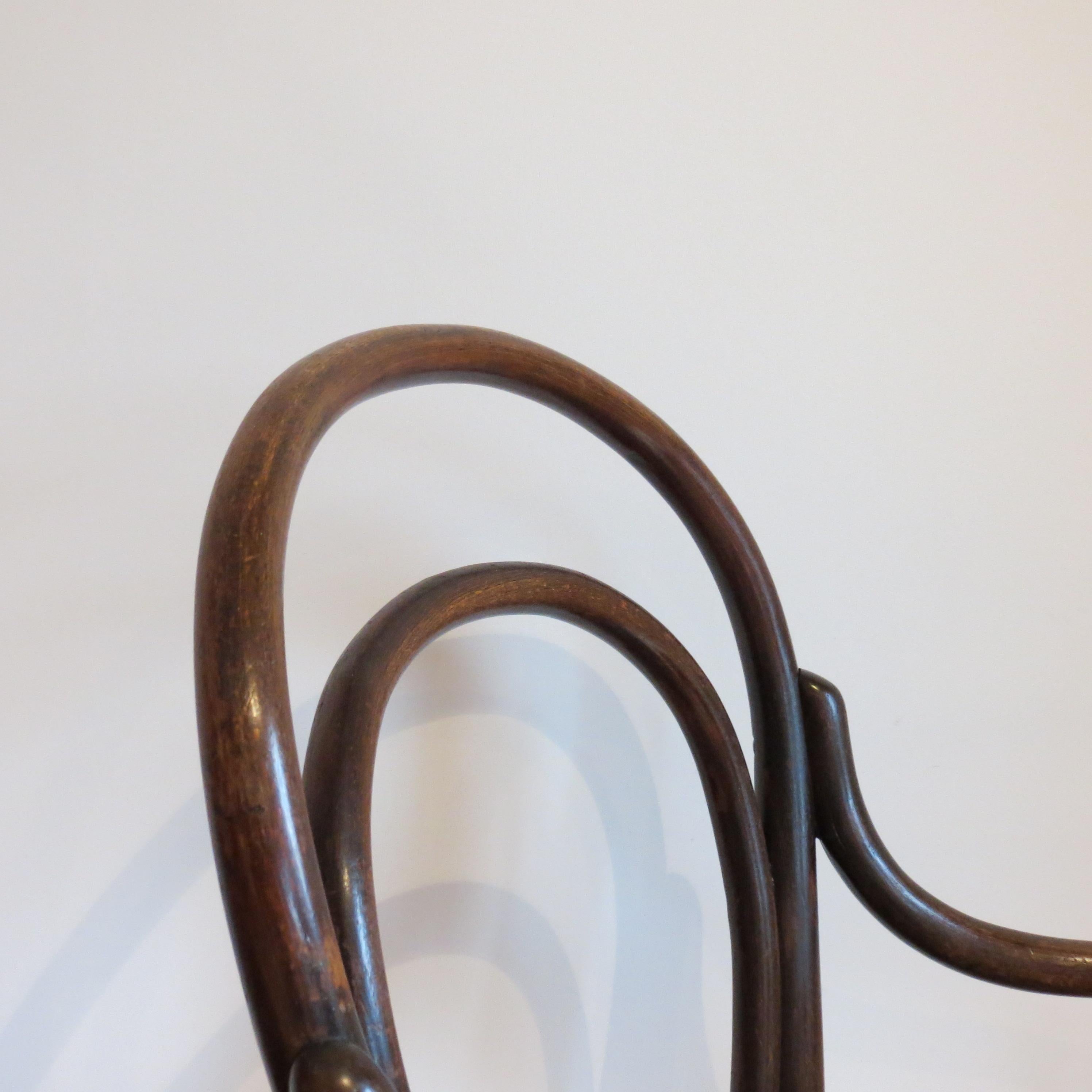 Bentwood Chair with arms Model No 14 Art Nouveau Chair Thonet Austria ...