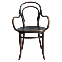 Bentwood Chair with arms Model No 14 Art Nouveau Chair Thonet Austria 1890