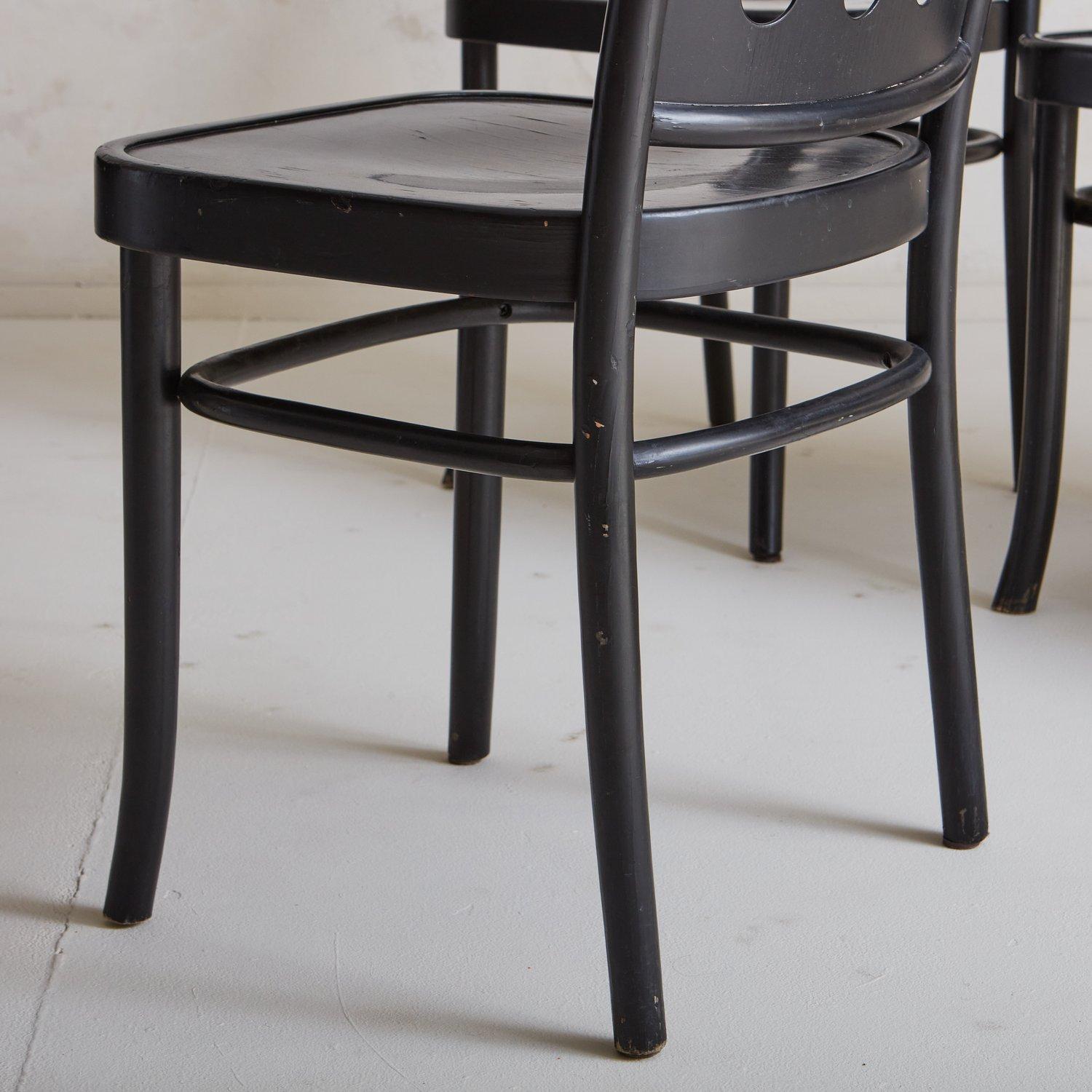 Bentwood Chairs by Josef Hoffmann + Oswald Haerdtl for Thonet, Austria, 1940s 10