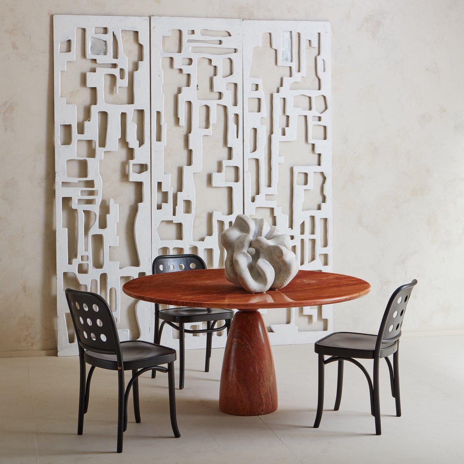 Bauhaus Bentwood Chairs by Josef Hoffmann + Oswald Haerdtl for Thonet, Austria, 1940s