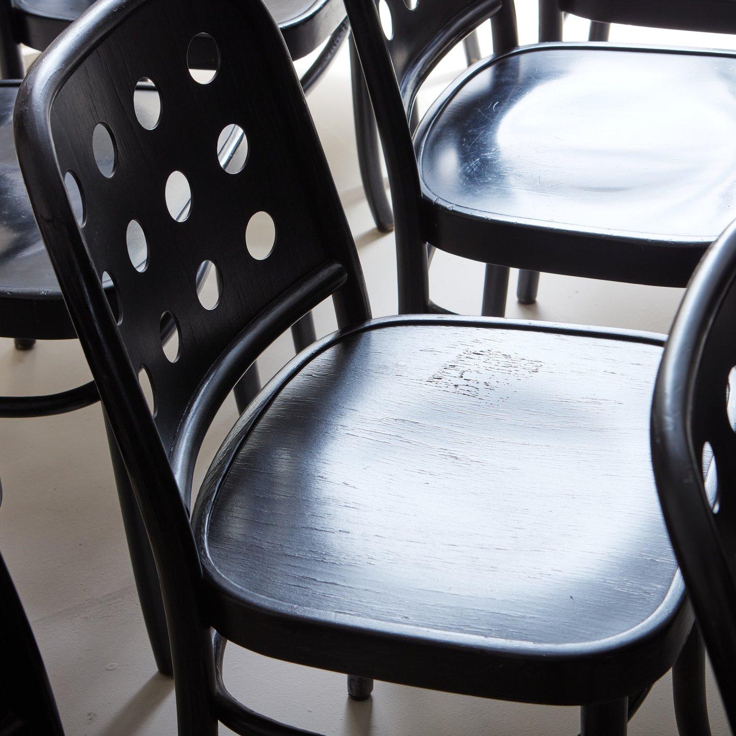 Bentwood Chairs by Josef Hoffmann + Oswald Haerdtl for Thonet, Austria, 1940s 1