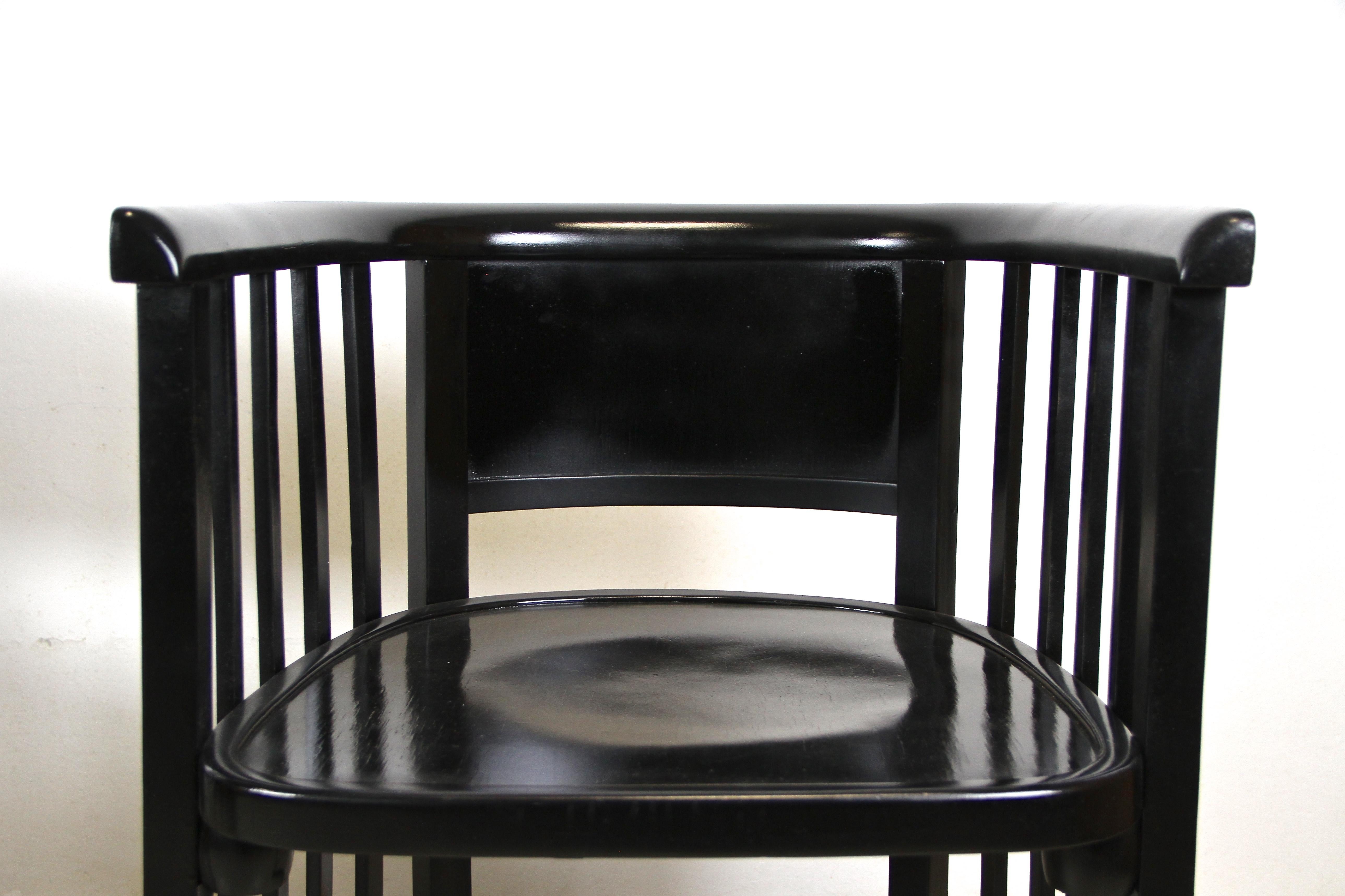 Art Nouveau Bentwood Chairs Design Josef Hoffmann Attributed to J&J Kohn, Austria, ca. 1910 For Sale