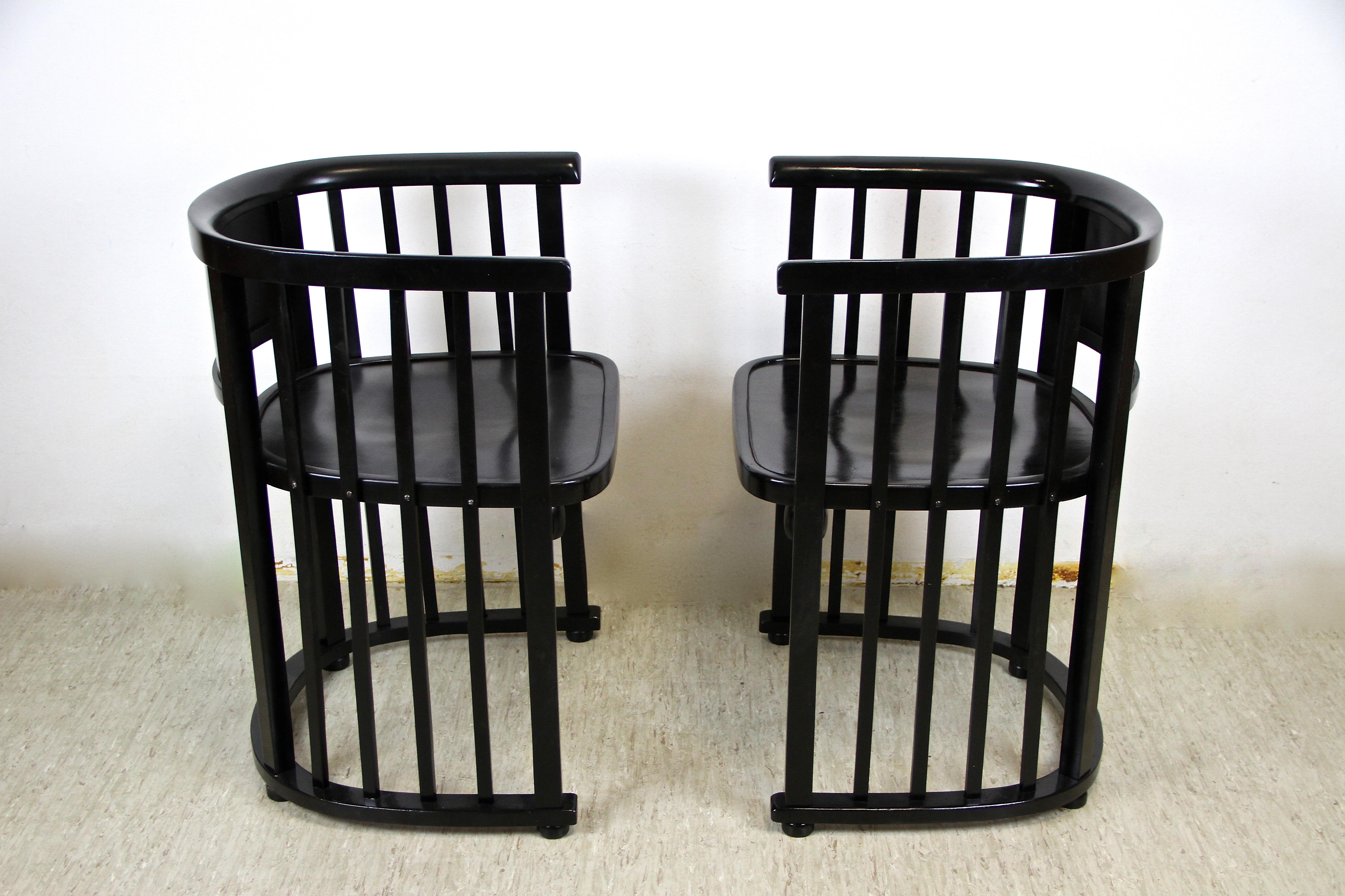 Bentwood Chairs Design Josef Hoffmann Attributed to J&J Kohn, Austria, ca. 1910 In Good Condition For Sale In Lichtenberg, AT