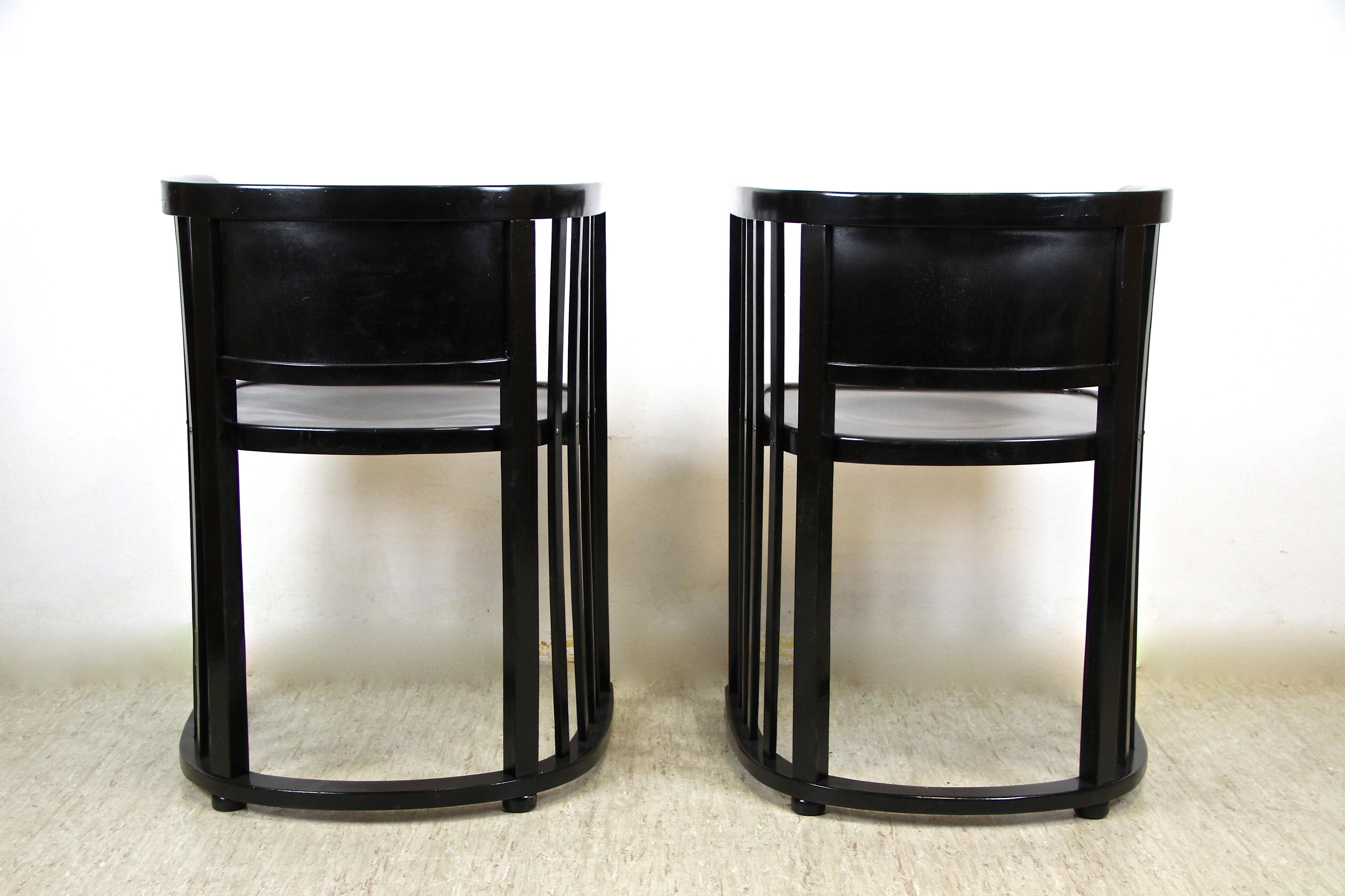20th Century Bentwood Chairs Design Josef Hoffmann Attributed to J&J Kohn, Austria, ca. 1910 For Sale