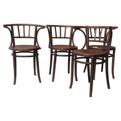 Bentwood Chairs, Early 1900 Attributed to Thonet
