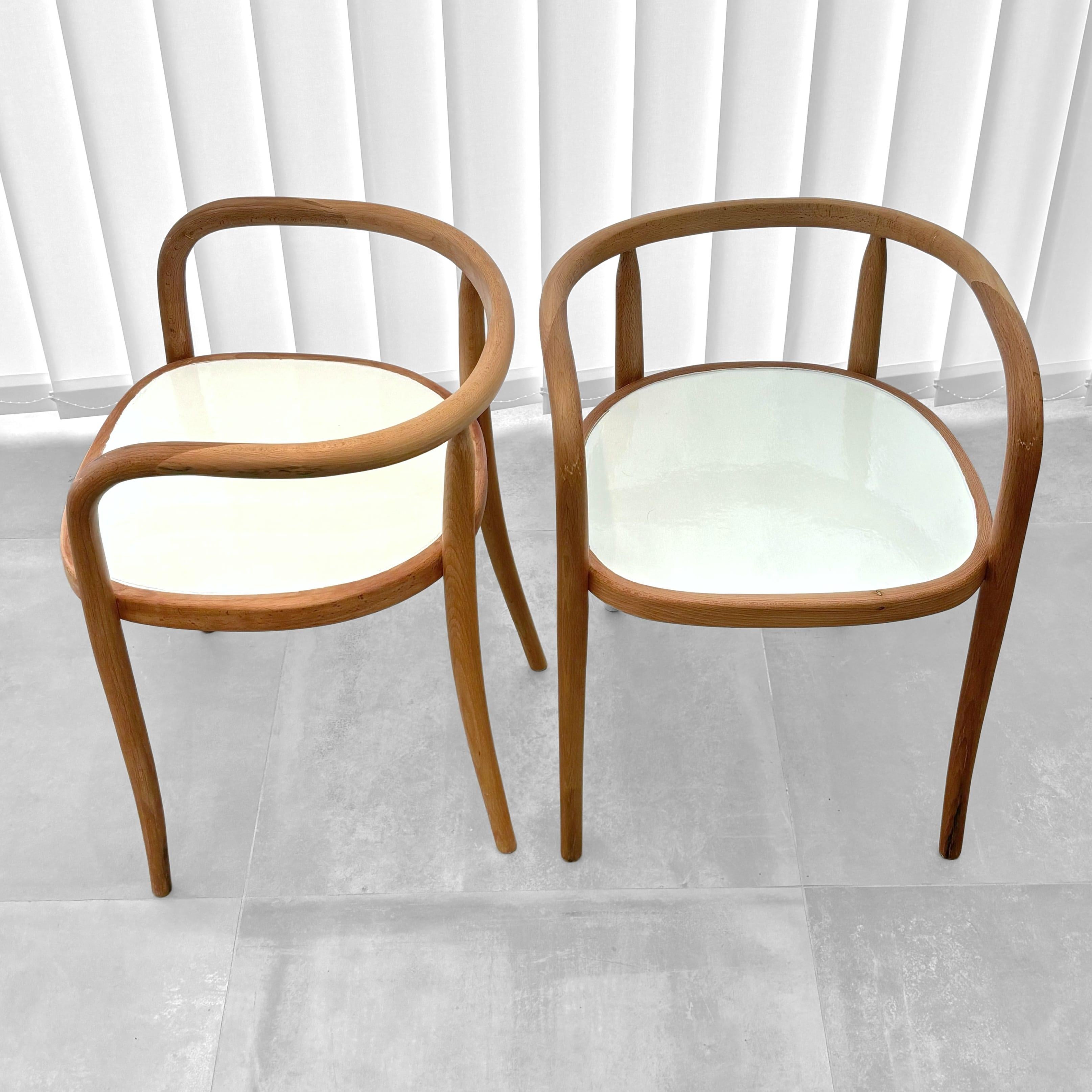Beech Bentwood chairs Ingrid by Karin Mobring for IKEA, beech, Sweden, 1960s