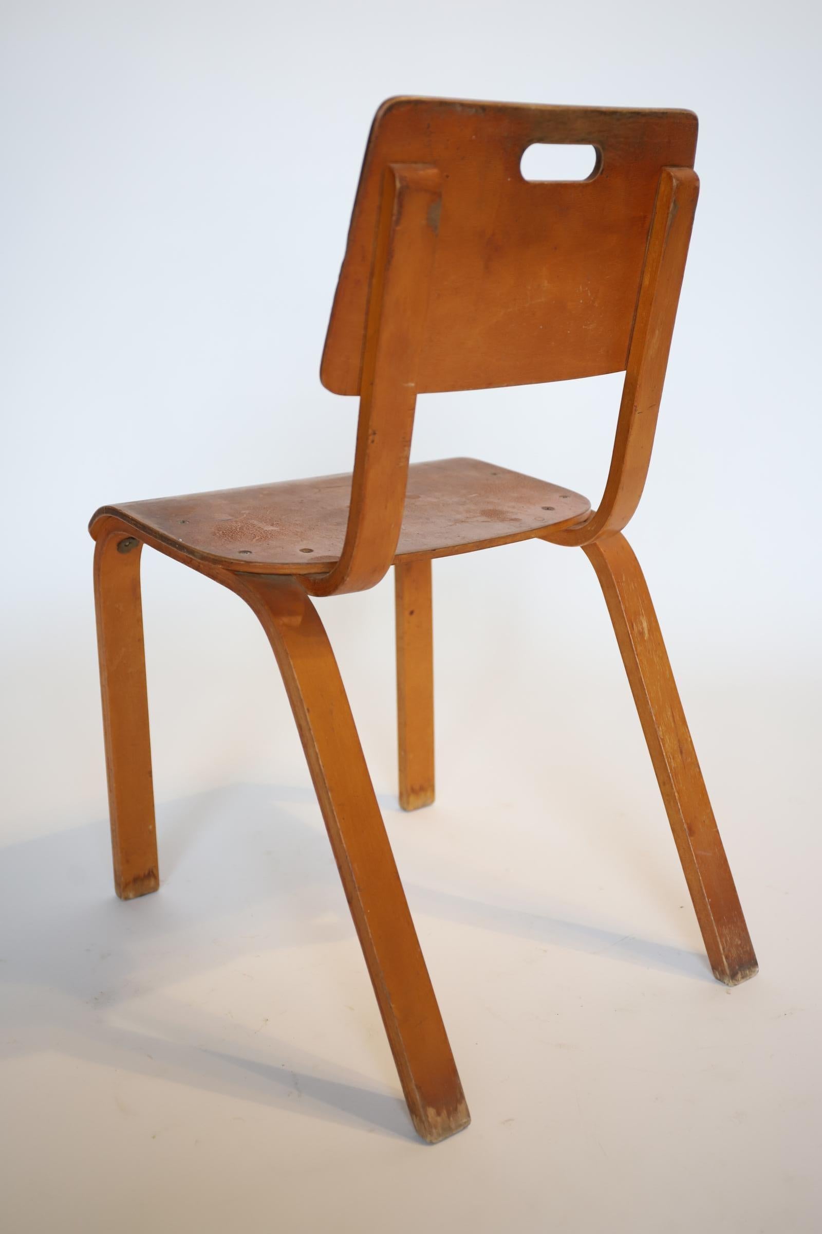 Bentwood Childs Chair by Thonet For Sale 10