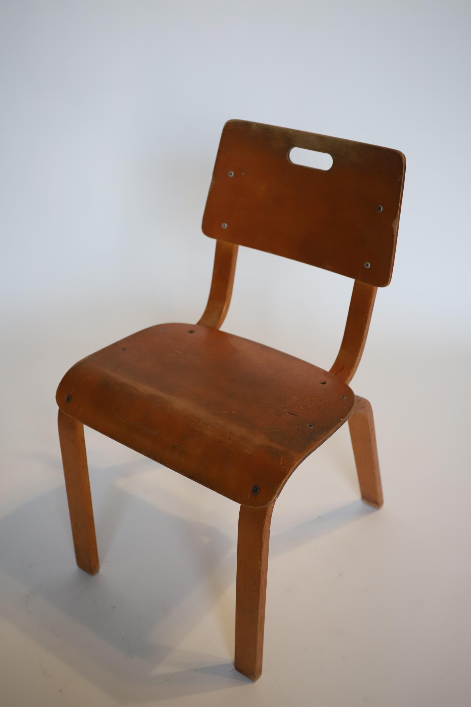 Bentwood Childs Chair by Thonet For Sale 3