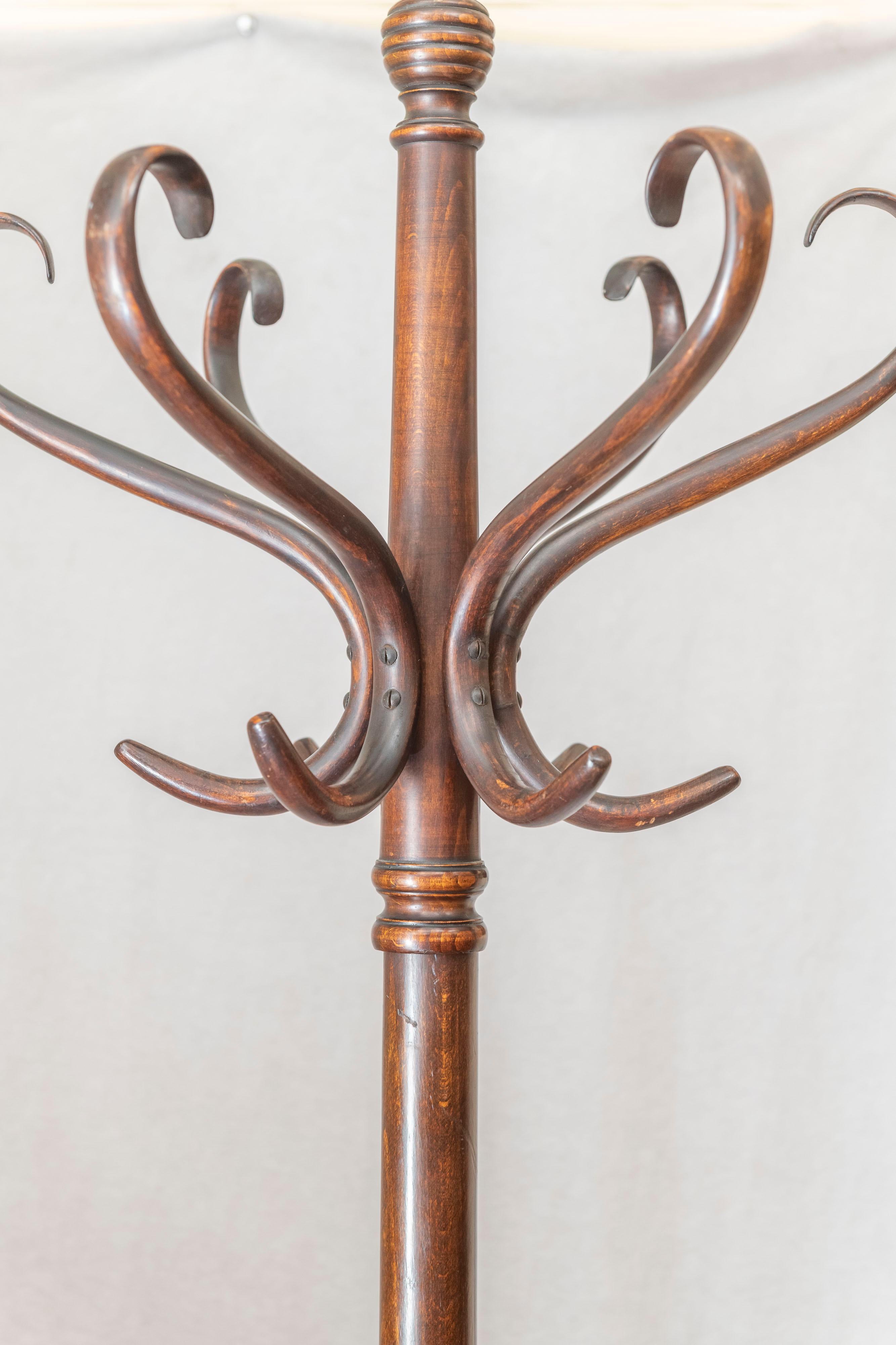 Austrian Bentwood Coat Rack, circa 1890