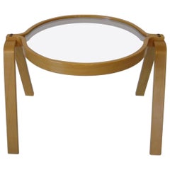 Bentwood Coffee or Side Table in the Style of Alvar Aalto