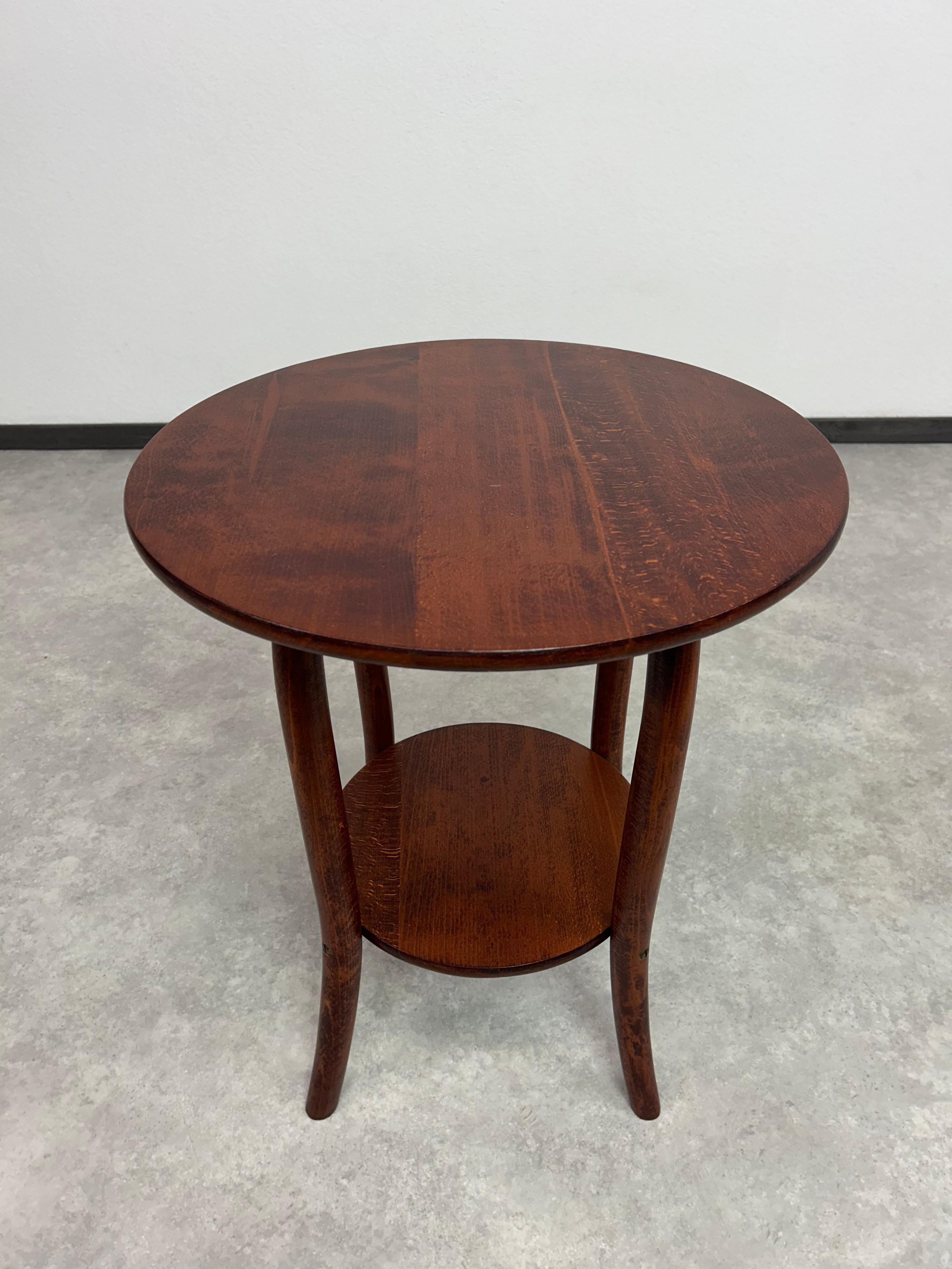 Slovak Bentwood coffee table by Thonet For Sale