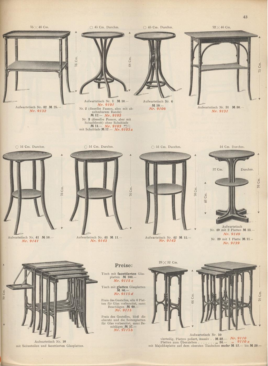 Table basse n°1 de Thonet en vente 1