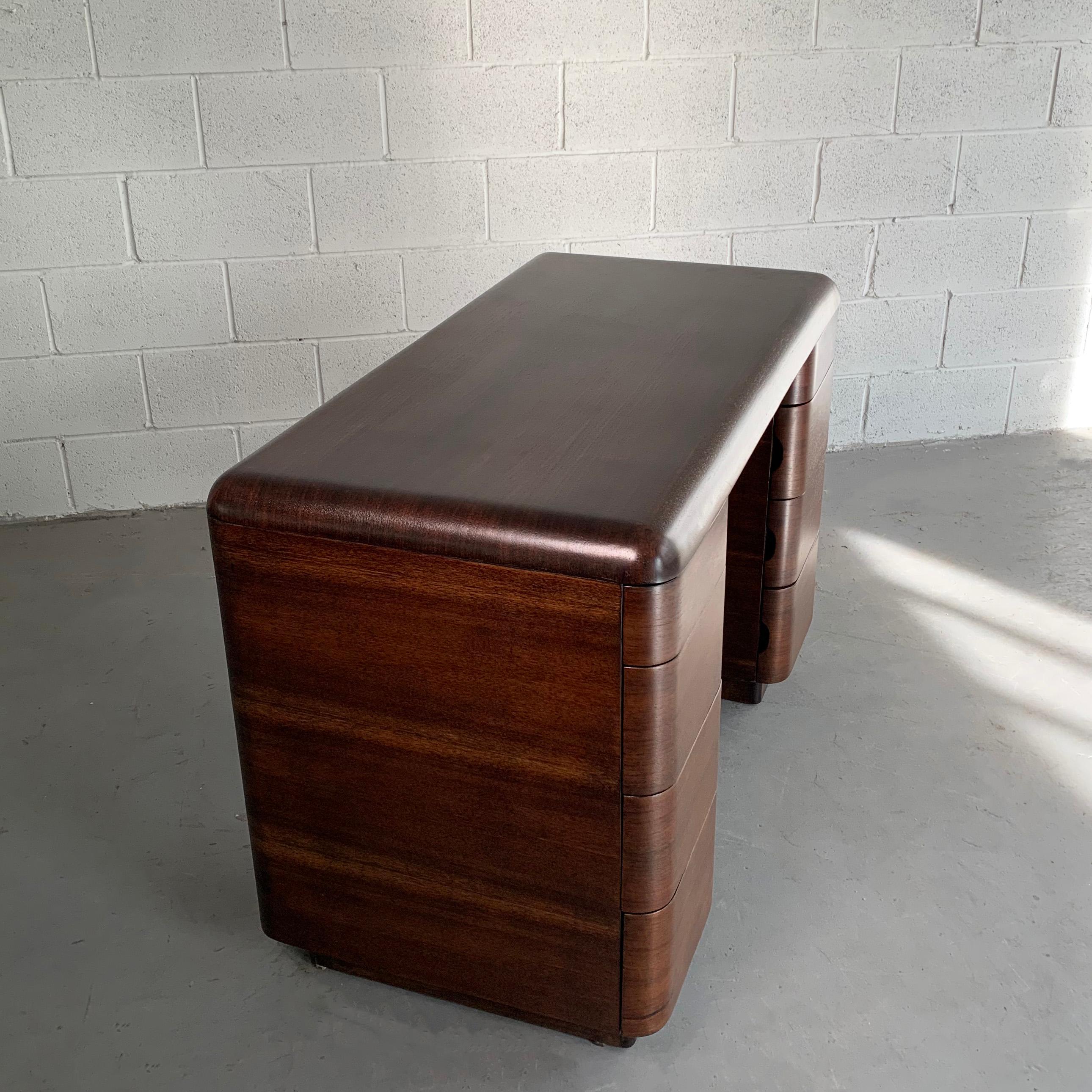 bent wood desk