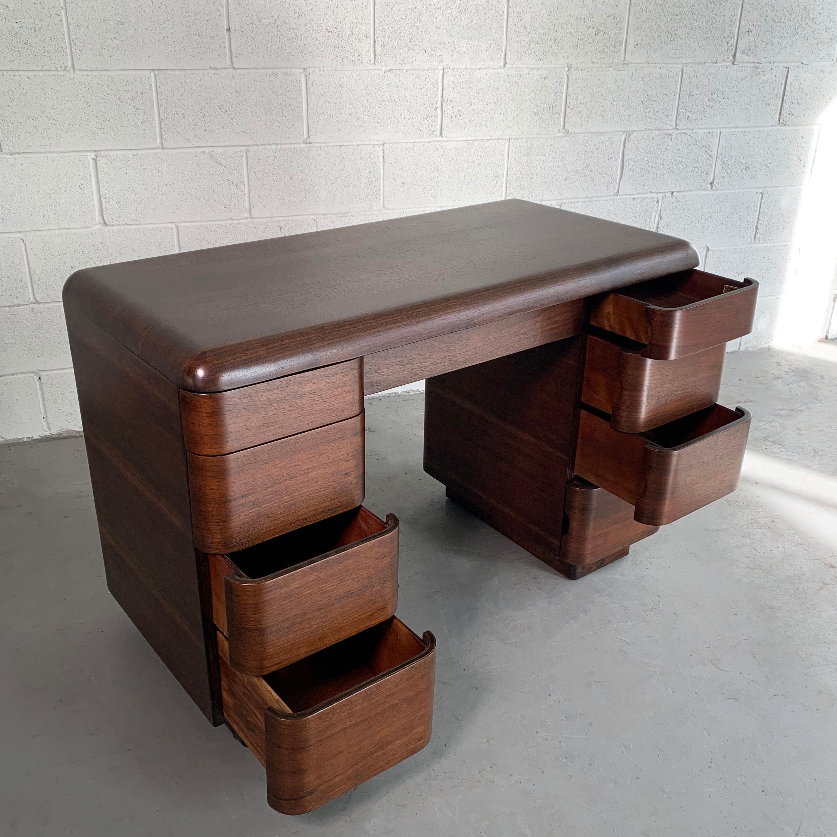Mid-Century Modern Bentwood Desk by Paul Goldman for Plymodern