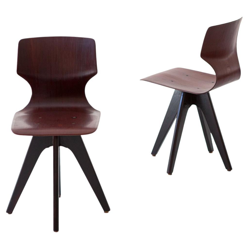 Bentwood Desk Chair / Tiny Stool, Mid Century Modern