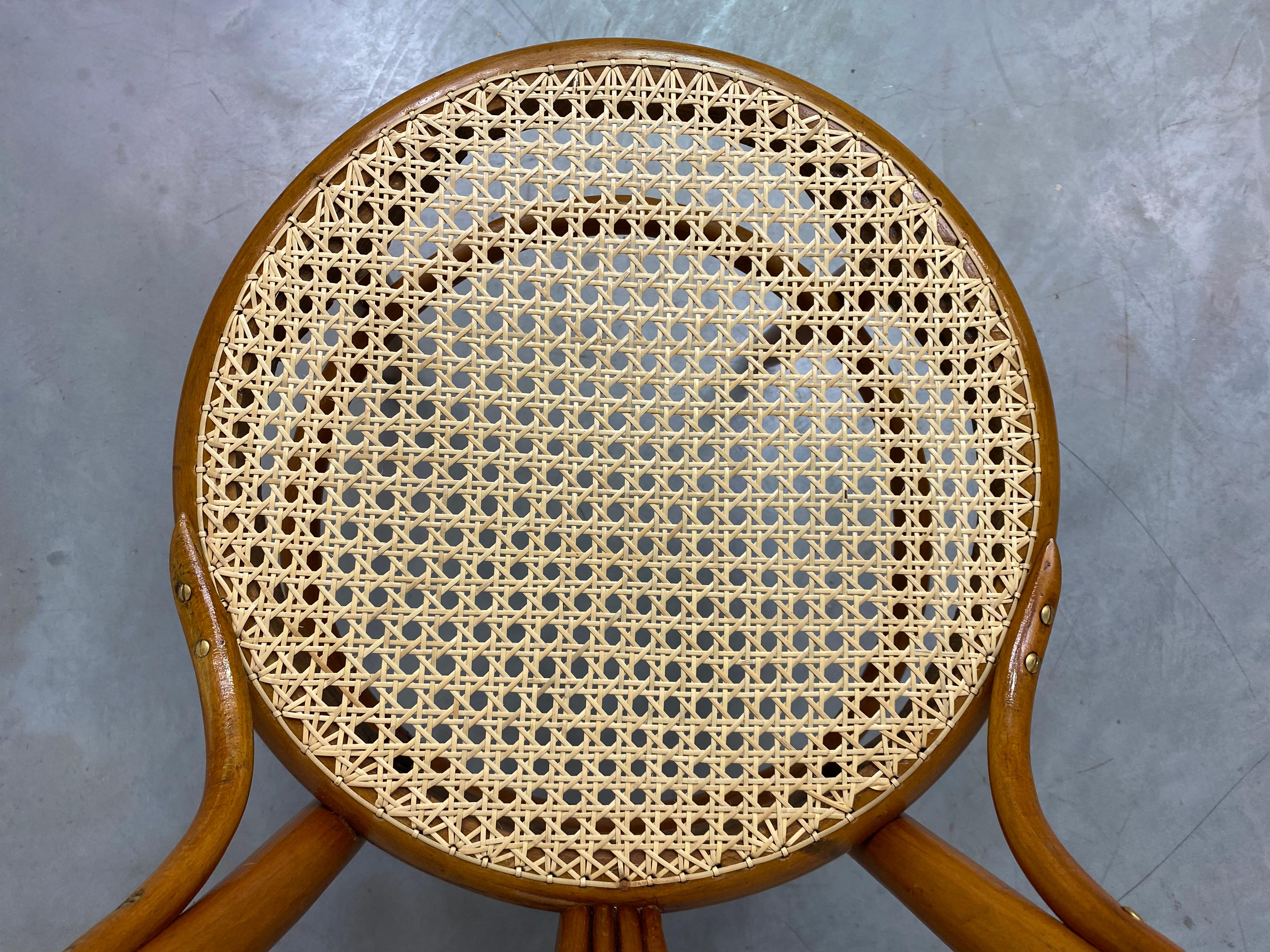 Bentwood dining chair by Löbl Wieisskirchen In Good Condition For Sale In Banská Štiavnica, SK
