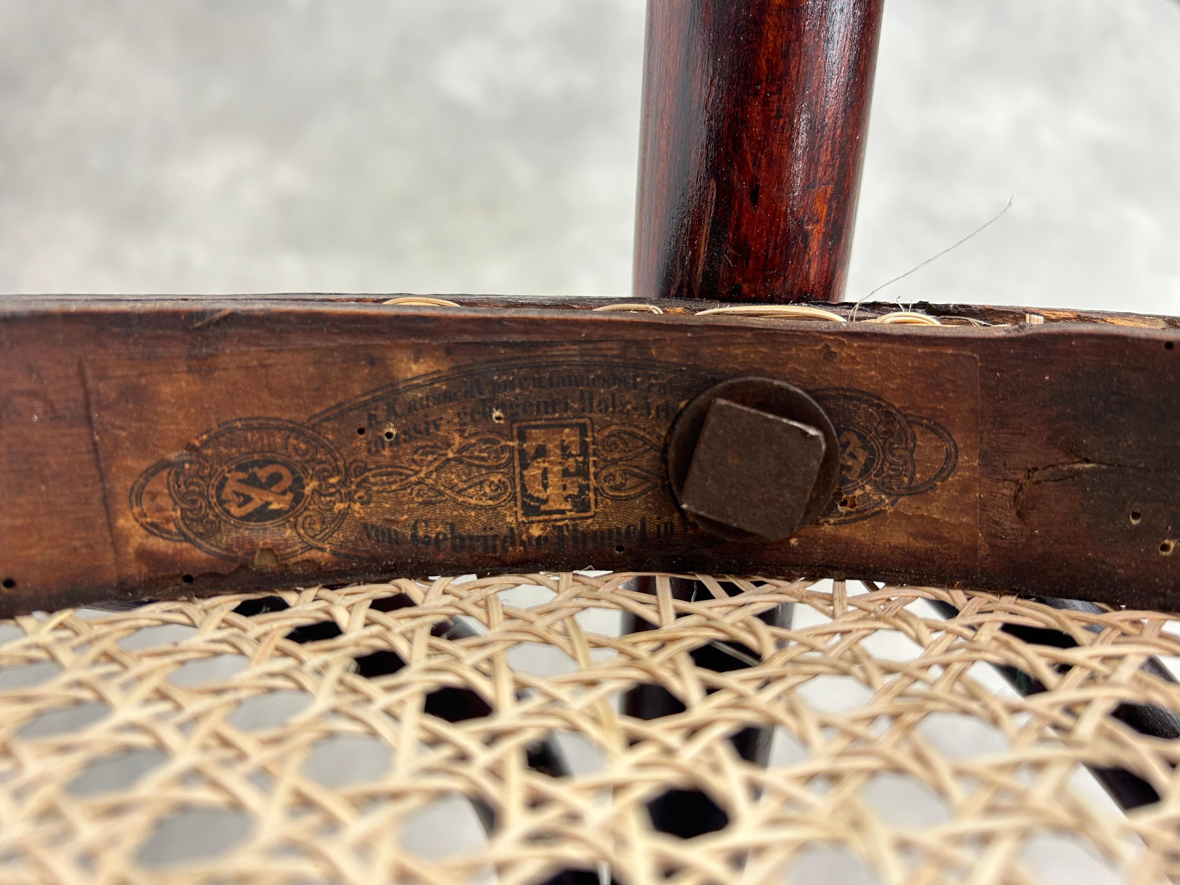 Esszimmerstuhl aus Bugholz, Nr.19 von Thonet im Angebot 7