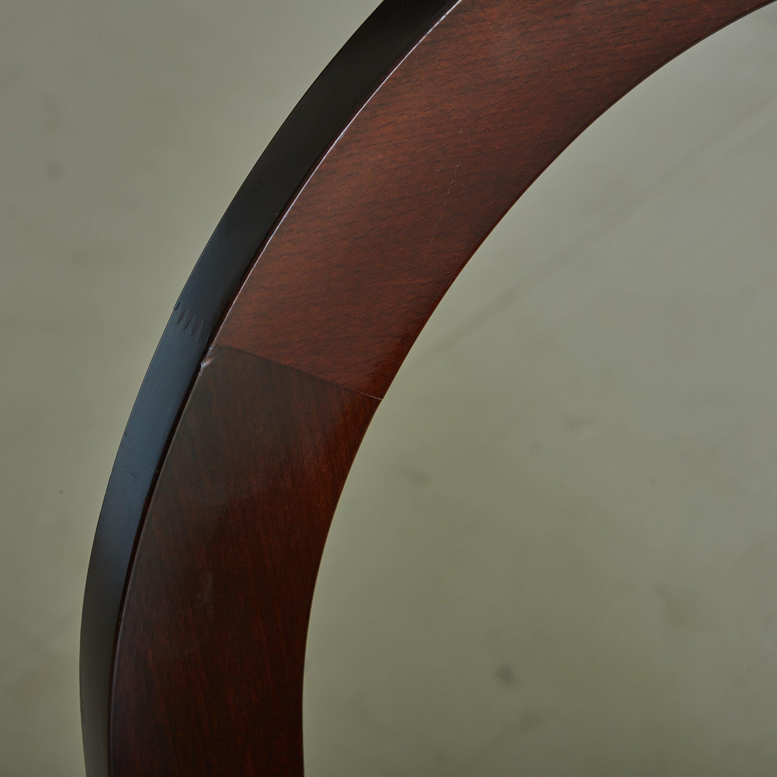 Bentwood Dining Chair with Cognac Leather Seats, Italy 1980s - 4 Available 5