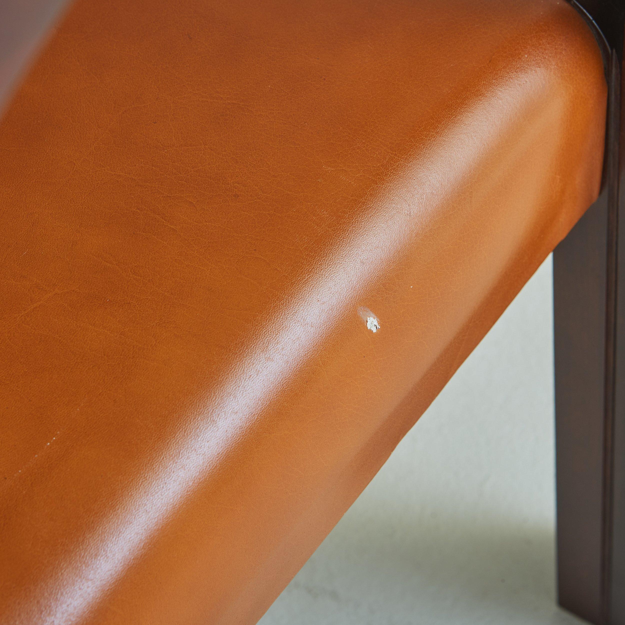 Bentwood Dining Chair with Cognac Leather Seats, Italy 1980s - 4 Available 10
