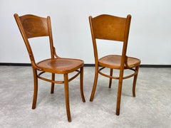 Sillas de comedor de madera curvada de Thonet