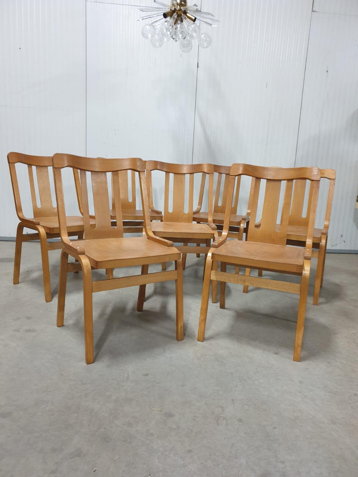 Mid-Century Modern Bentwood dining chairs by TON, Czechoslovakia, 1970´s, set of 30