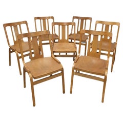 Bentwood dining chairs by TON, Czechoslovakia, 1970´s, set of 30