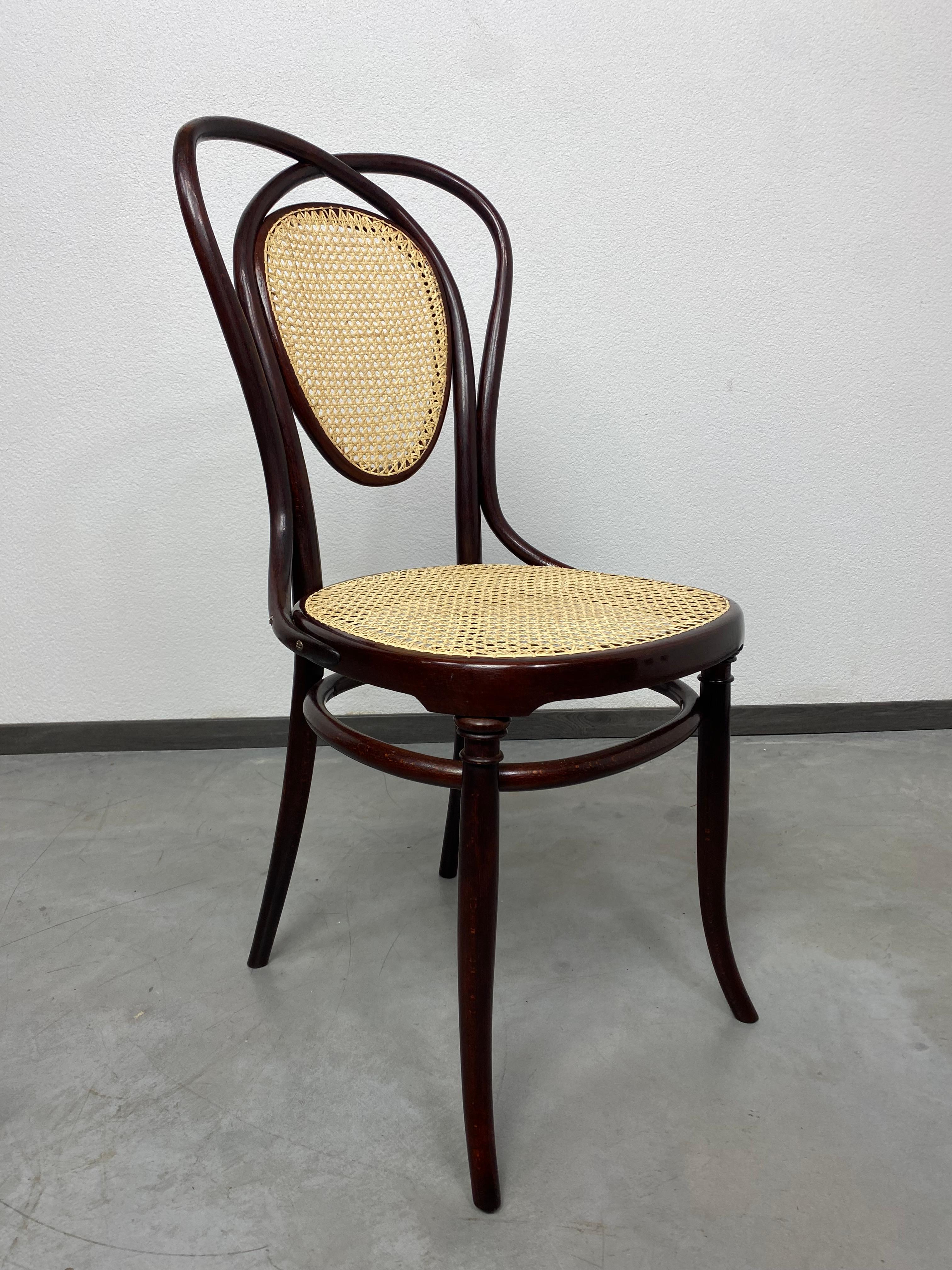 Vienna Secession Bentwood dining room chair no.33 by J&J Kohn For Sale